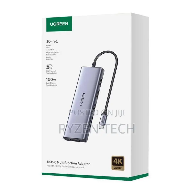 Ugreen 10-in-1 Usb-c Multifunction Adapter