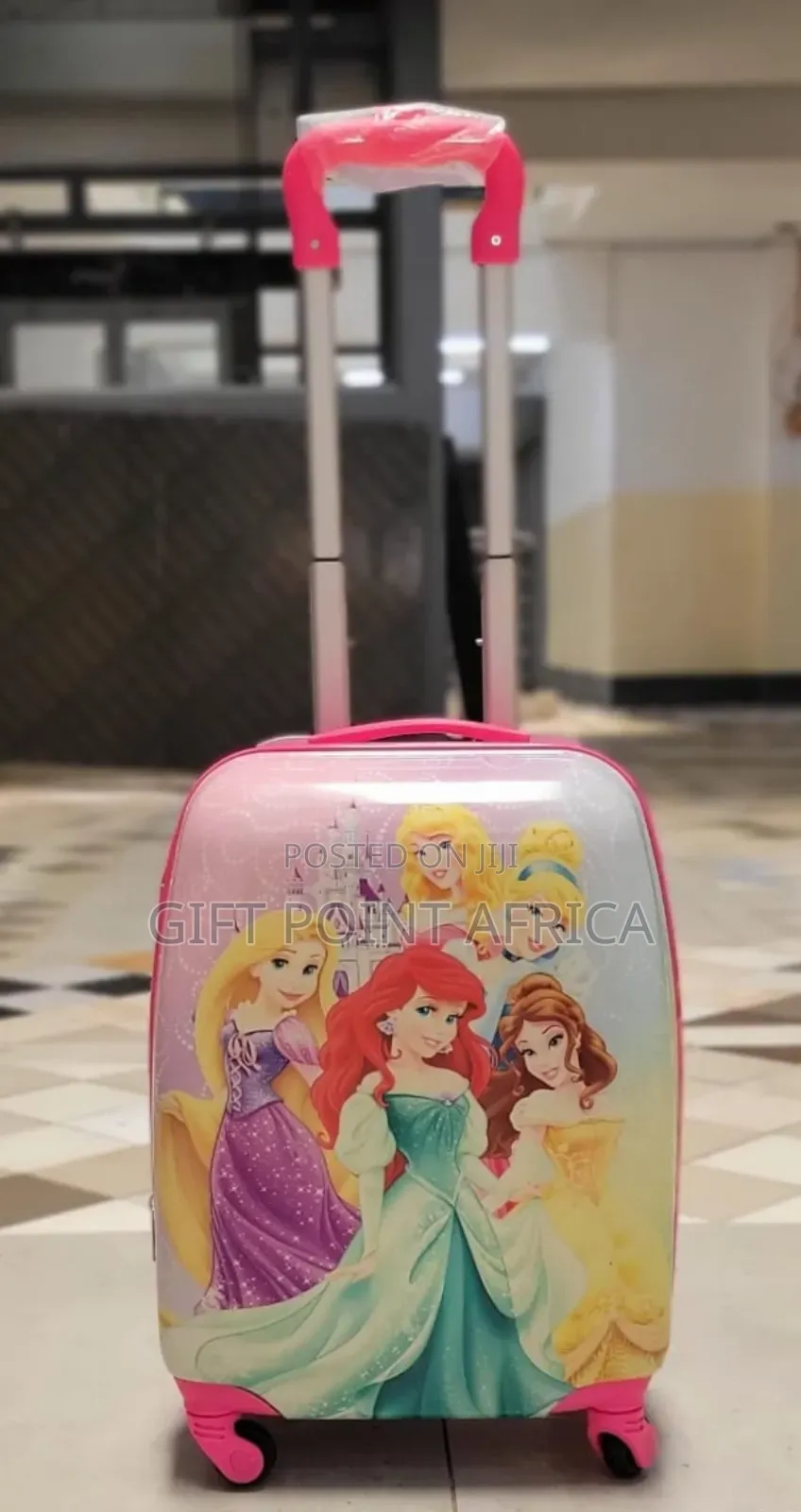 Kids Pink Suitcase Cartoon Themed (Princess)