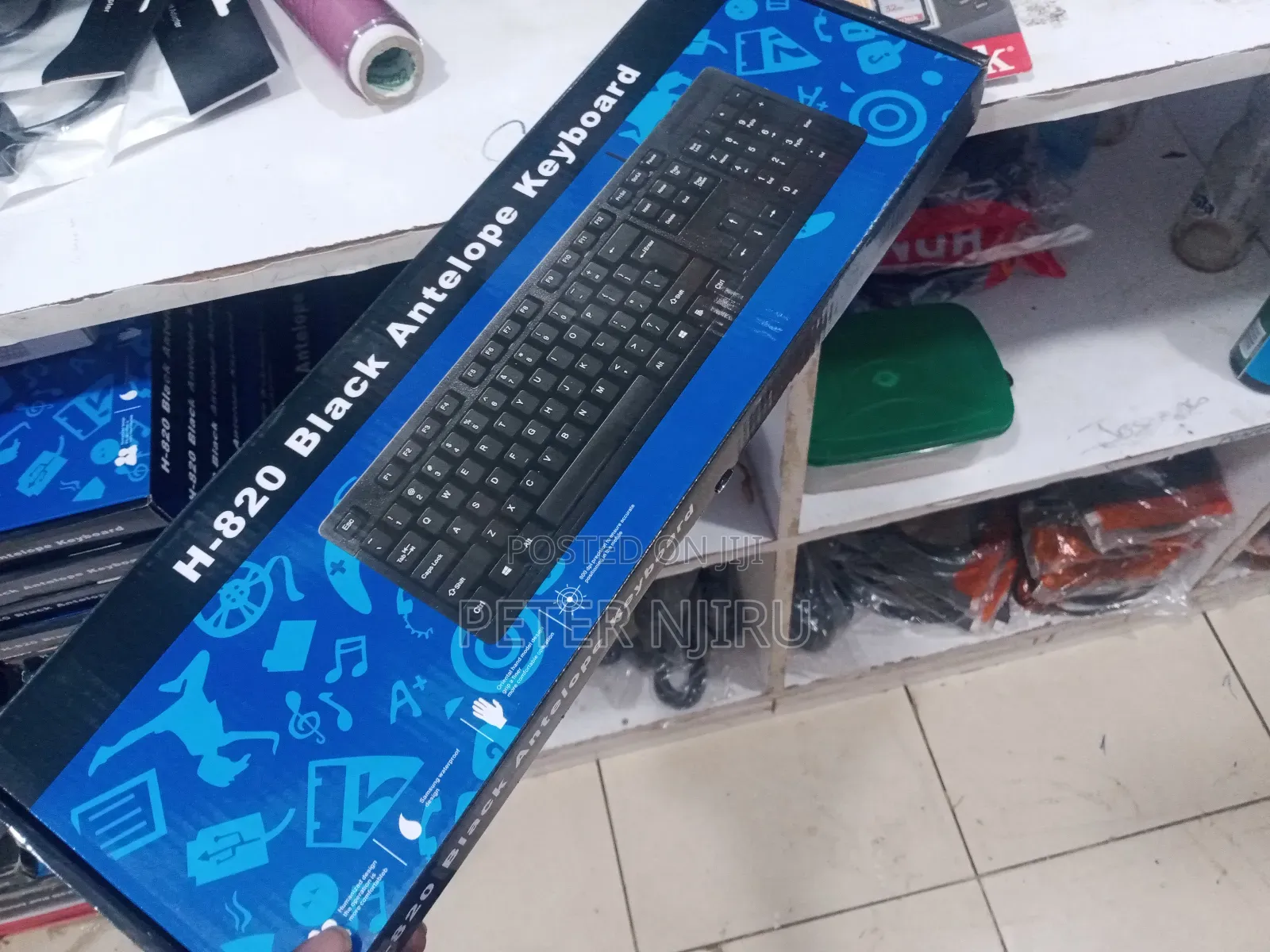 H-820 Black Antelope Wired Keyboard