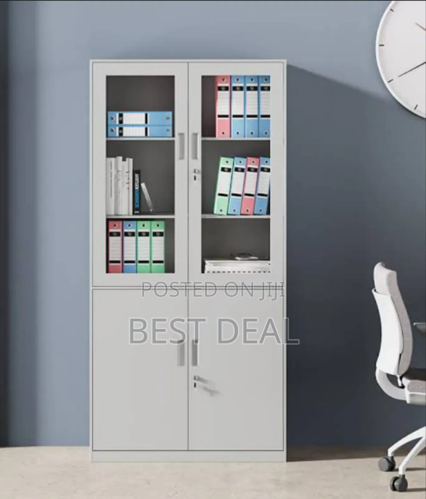 File Cabinet 4 Door Metallic