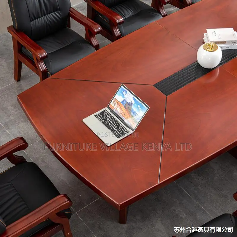 Office Table: Full Mahogany 240cm Executive Board Table