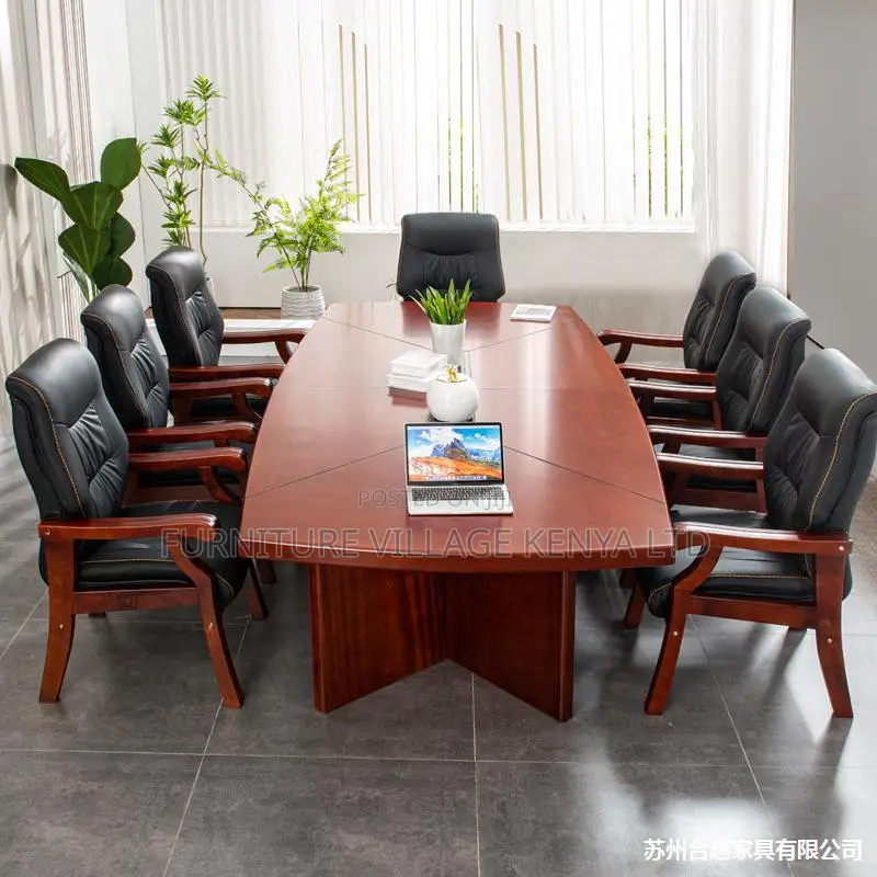 Office Table: Full Mahogany 240cm Executive Board Table