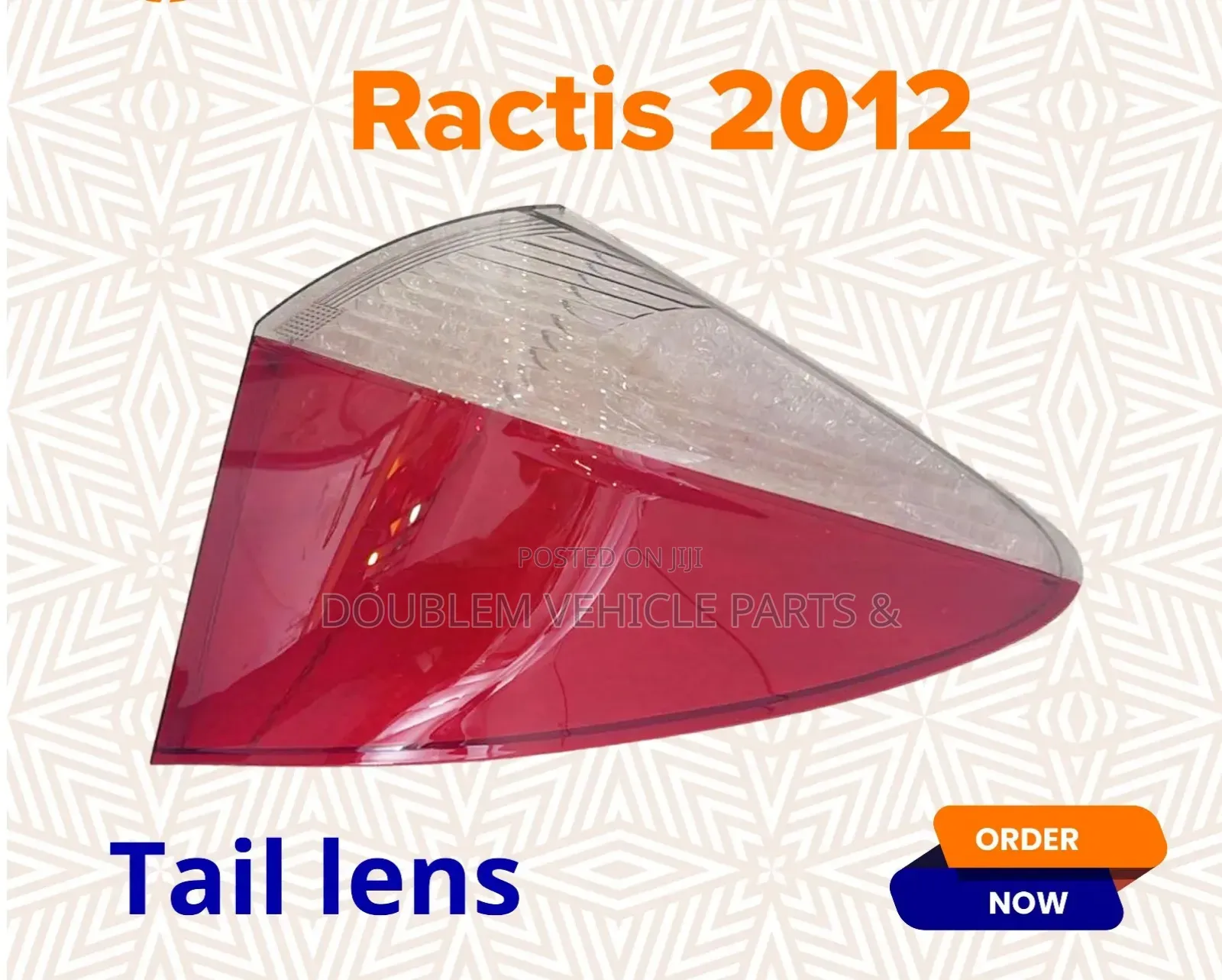Tail Lens Toyota  Ractis 2012
