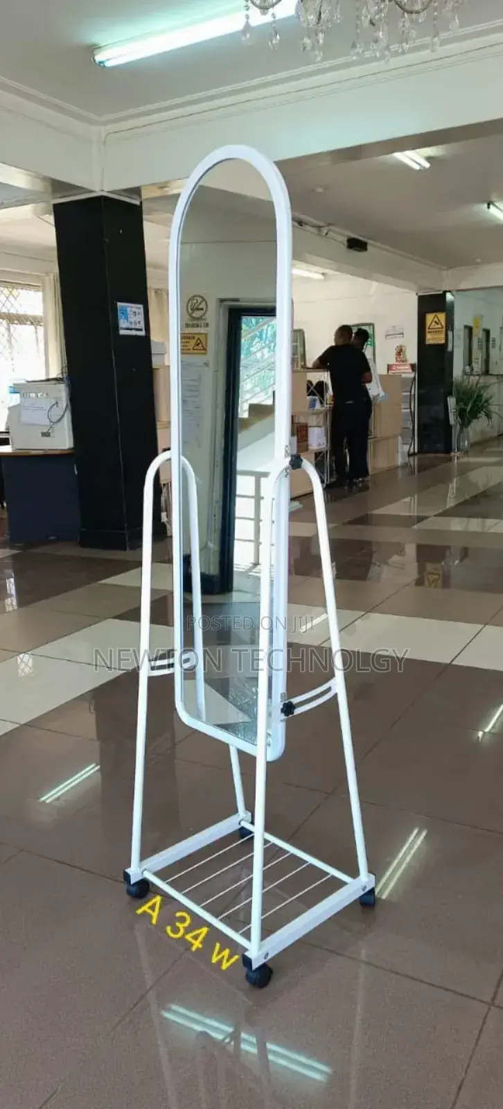 Dressing Mirror With Wheels And Shoes Rack