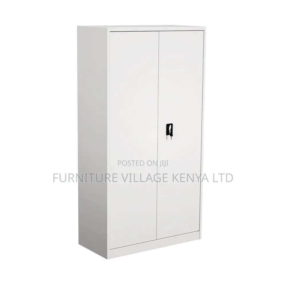 Cabinets: White Steel Storage Cupboard Lockable Home Cabinet