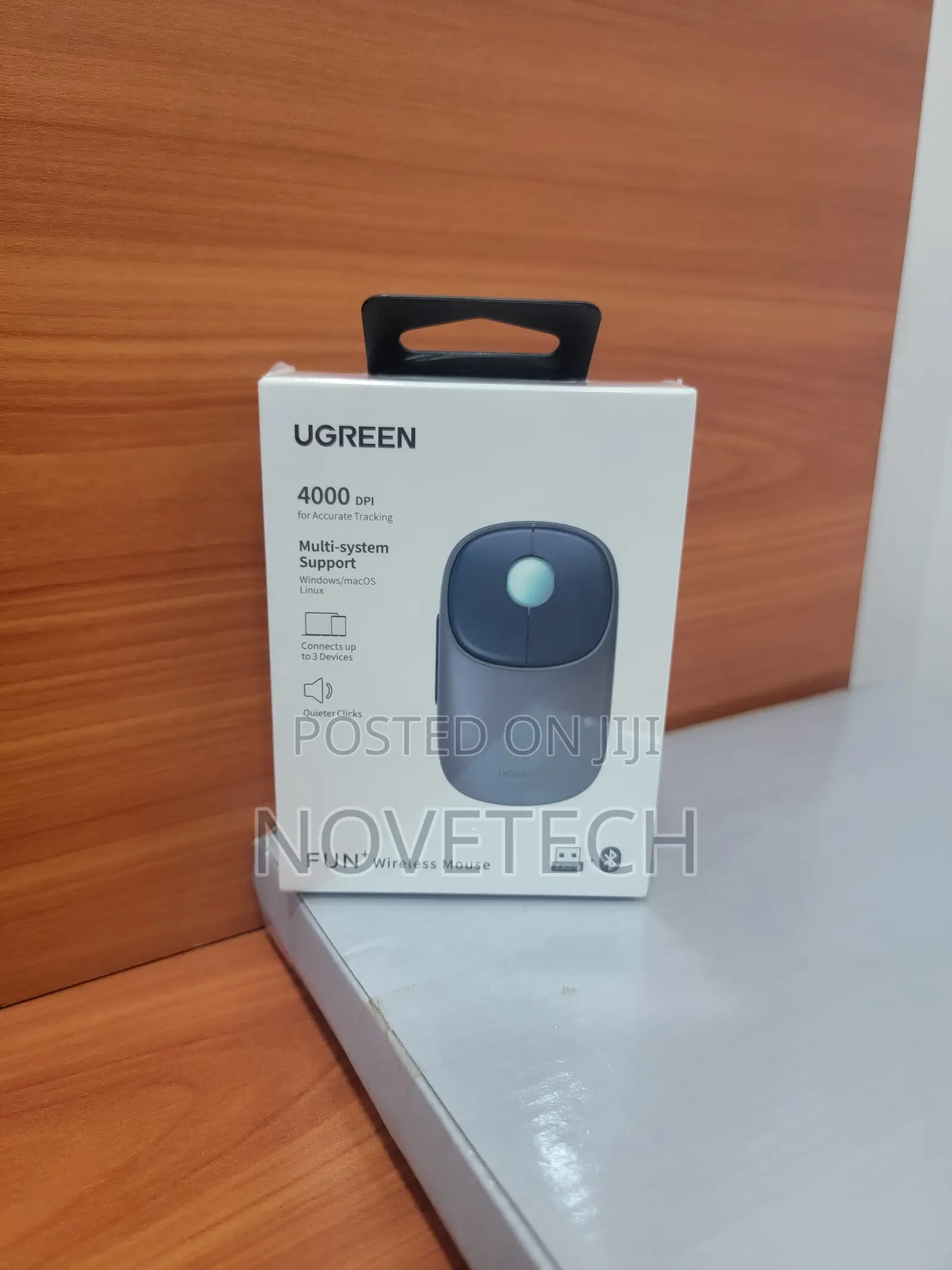 Ugreen Fun+ Mu102 Blue Dual-Mode Silent Bluetooth Mouse
