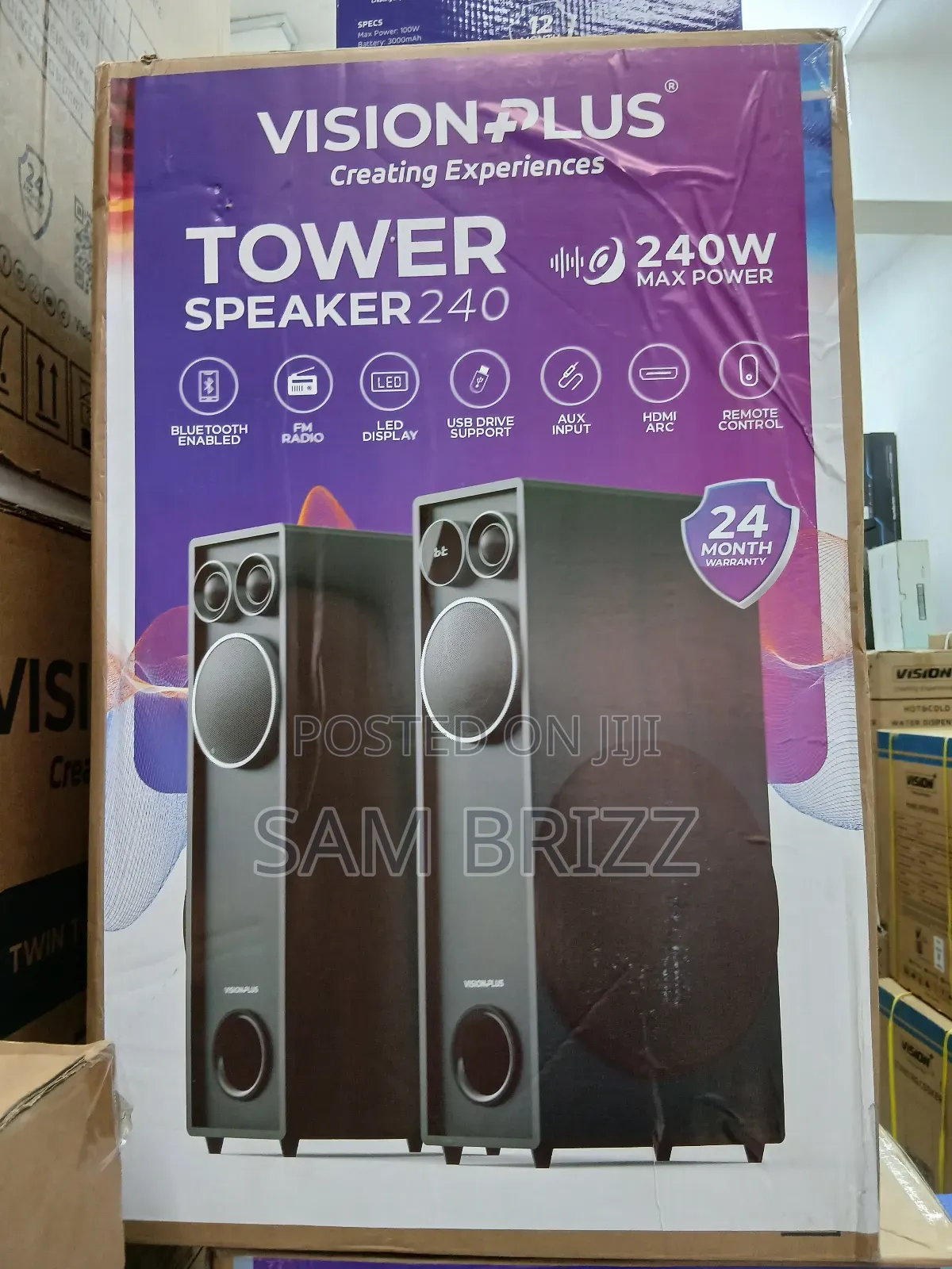 Vision Plus Tower Speaker 240