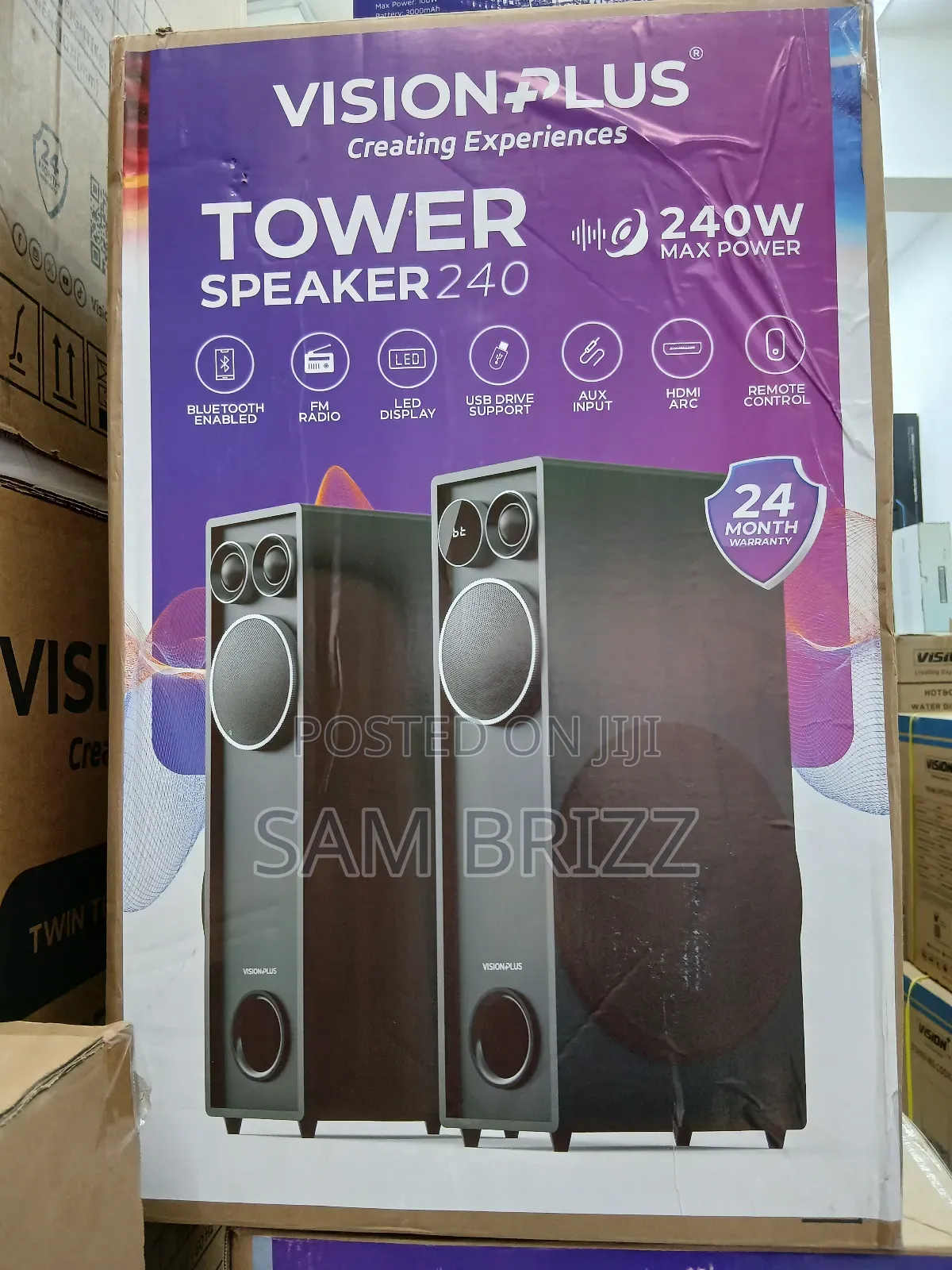 Vision Plus Tower Speaker 240