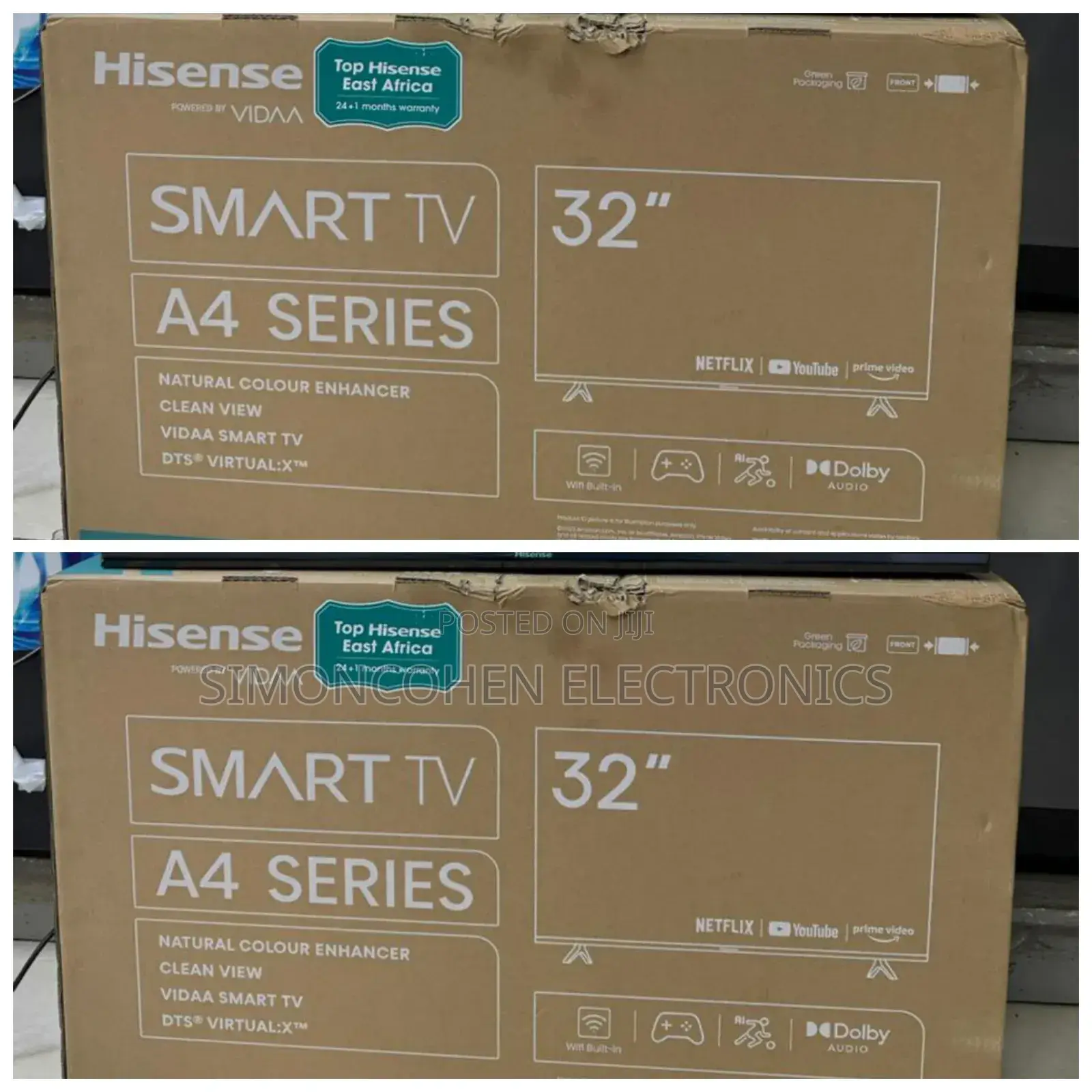 Hisense 32" Smart Frameless Tv