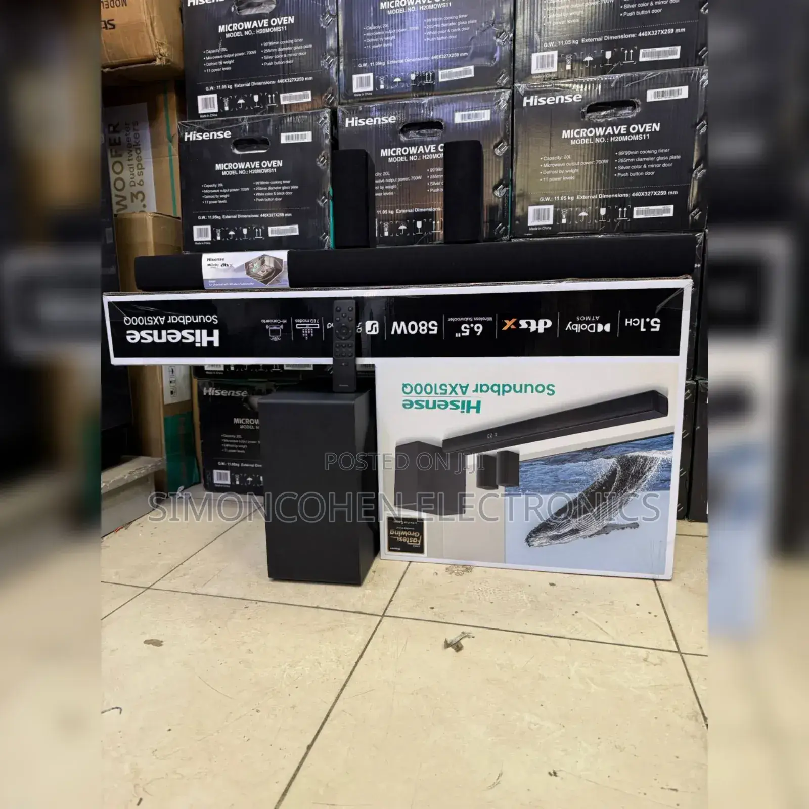 Hisense Ax5100q Soundbar 5.1ch