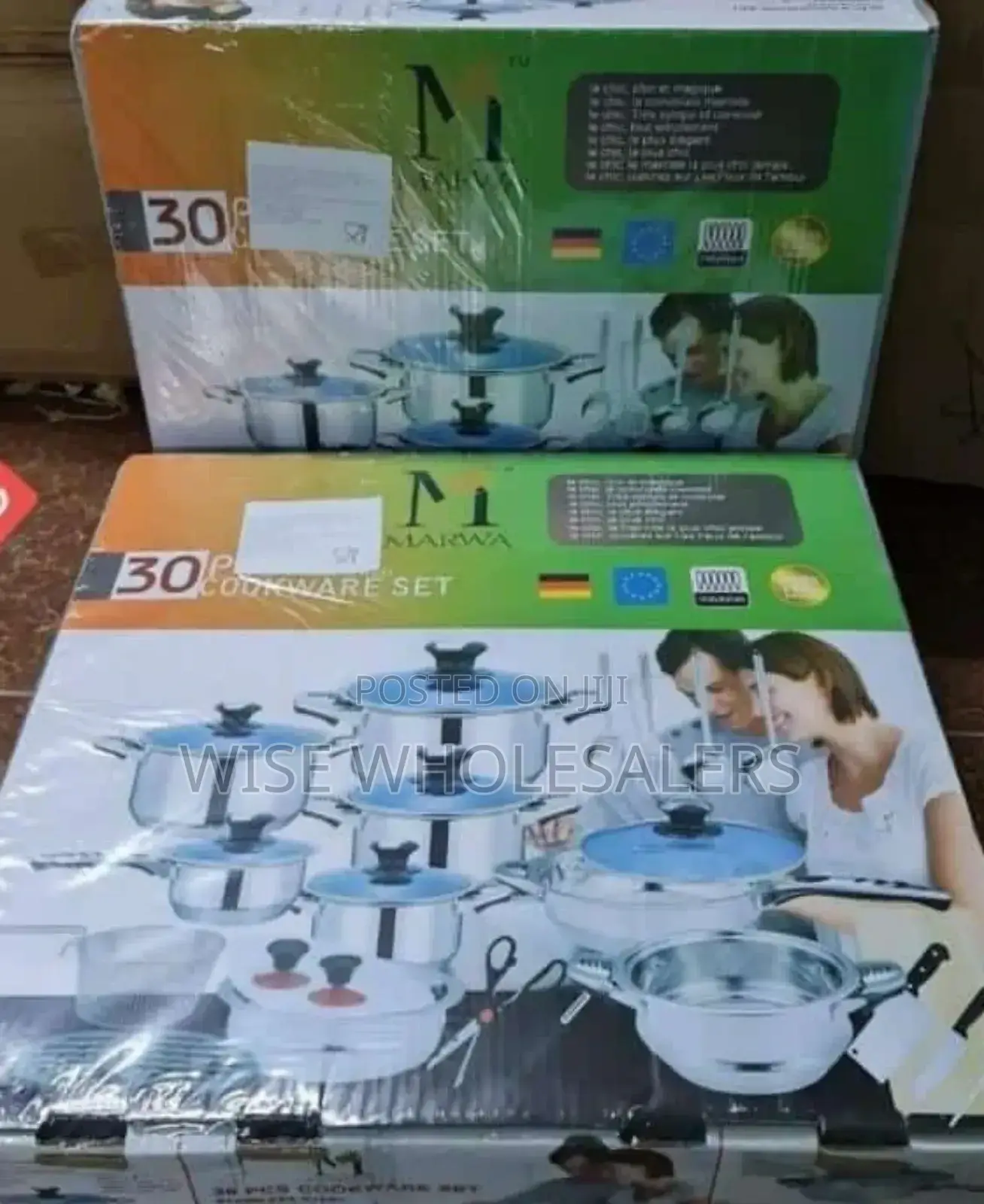 Marwa 30pcs  Cookware Set
