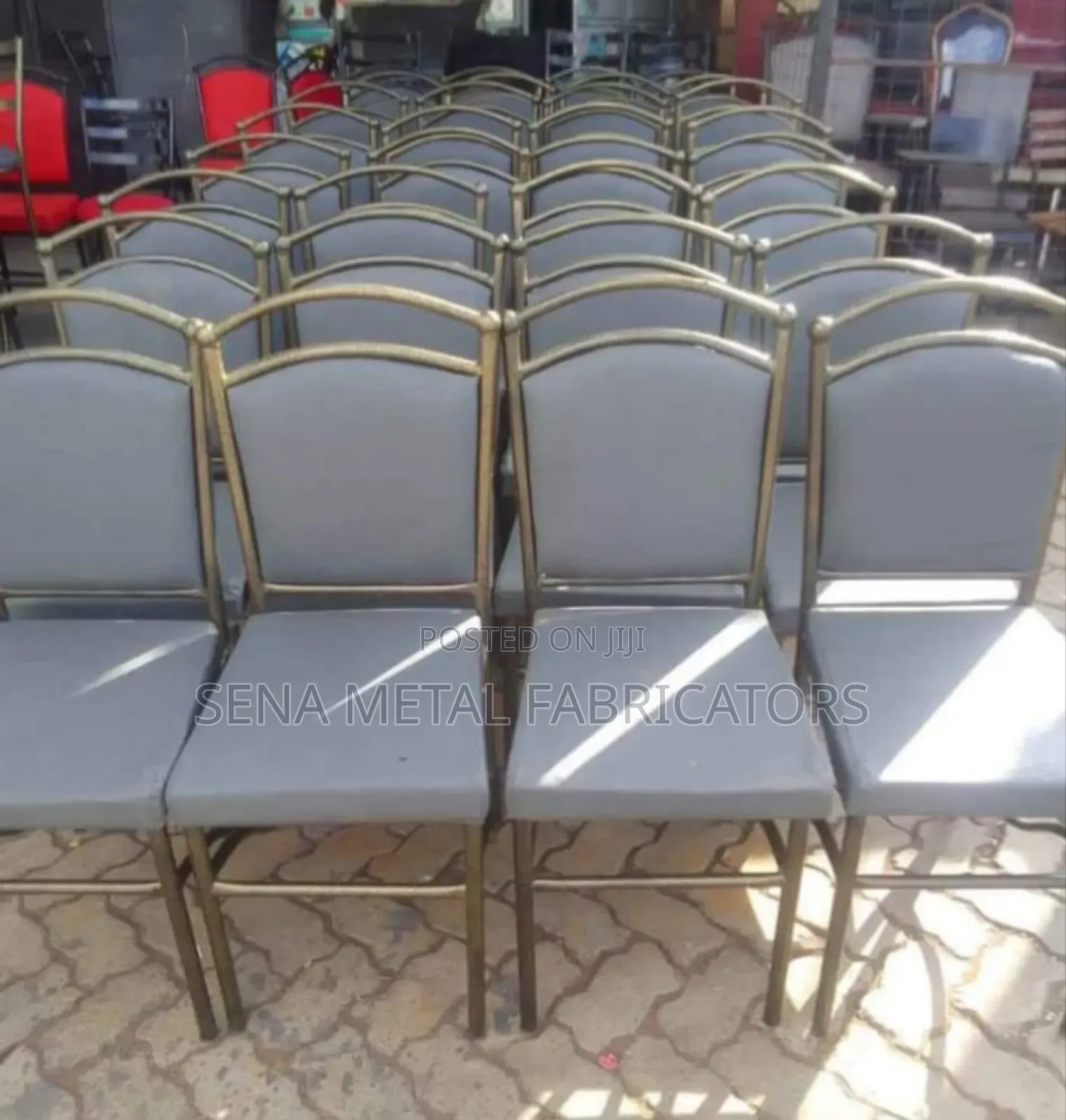 Restaurant Chairs With Powder Coating Finish
