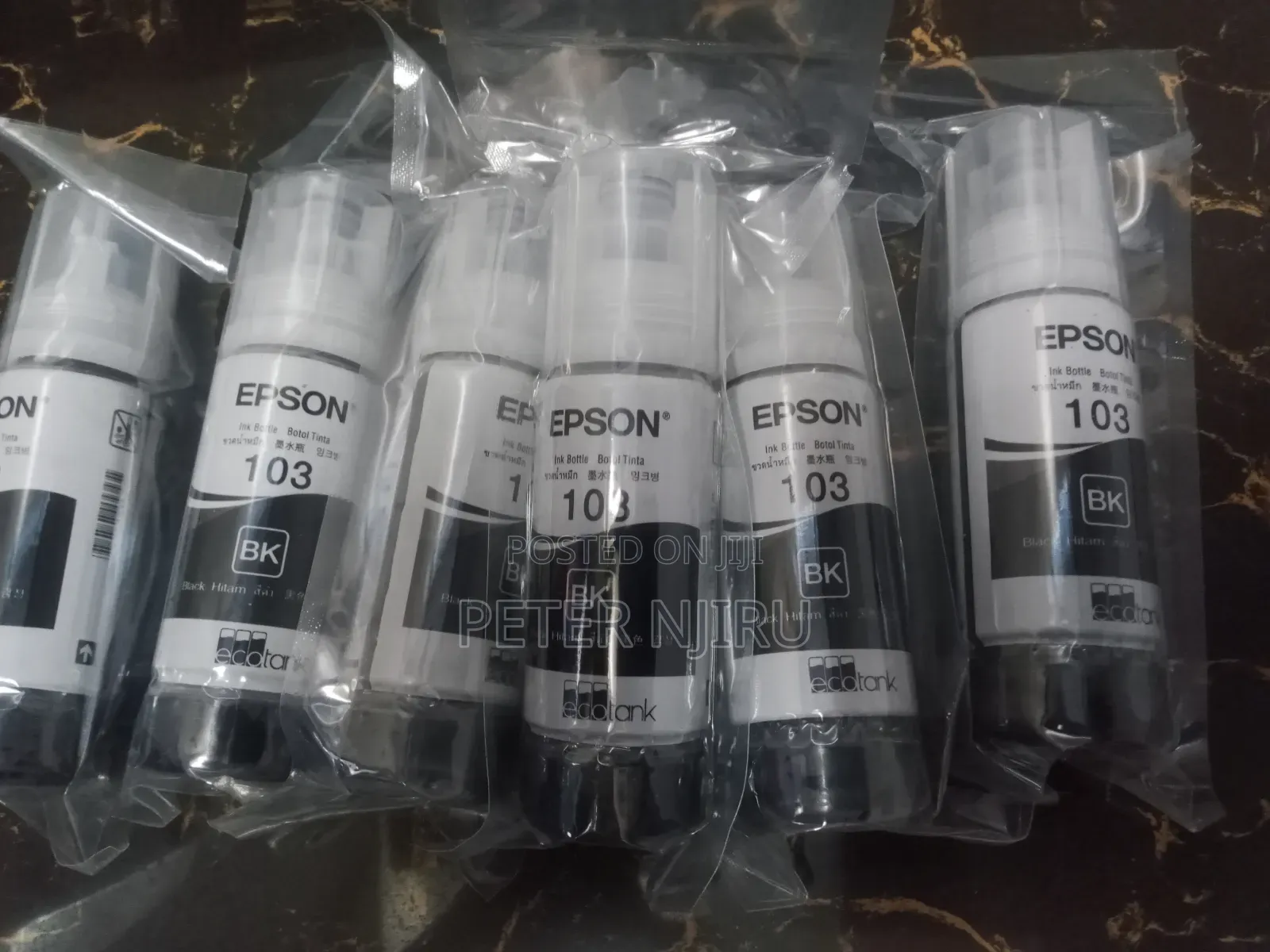 Original Black 103 Epson Inks Cartridges
