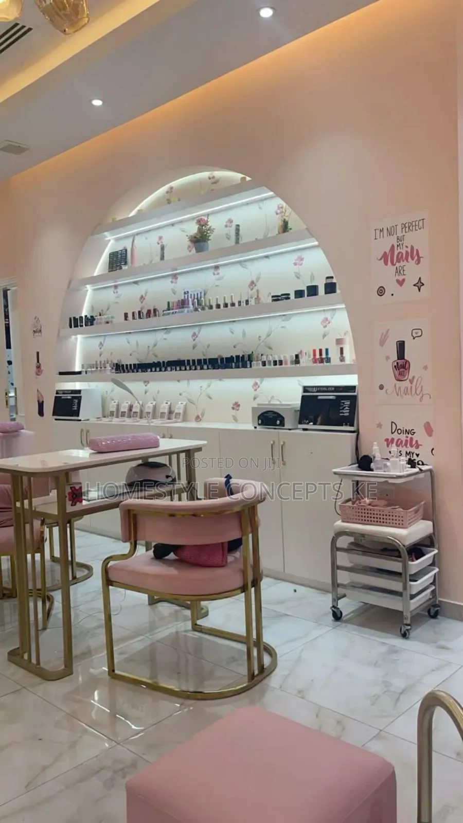 Interior Design Renovations for Beauty Salon Spa Nails Shop