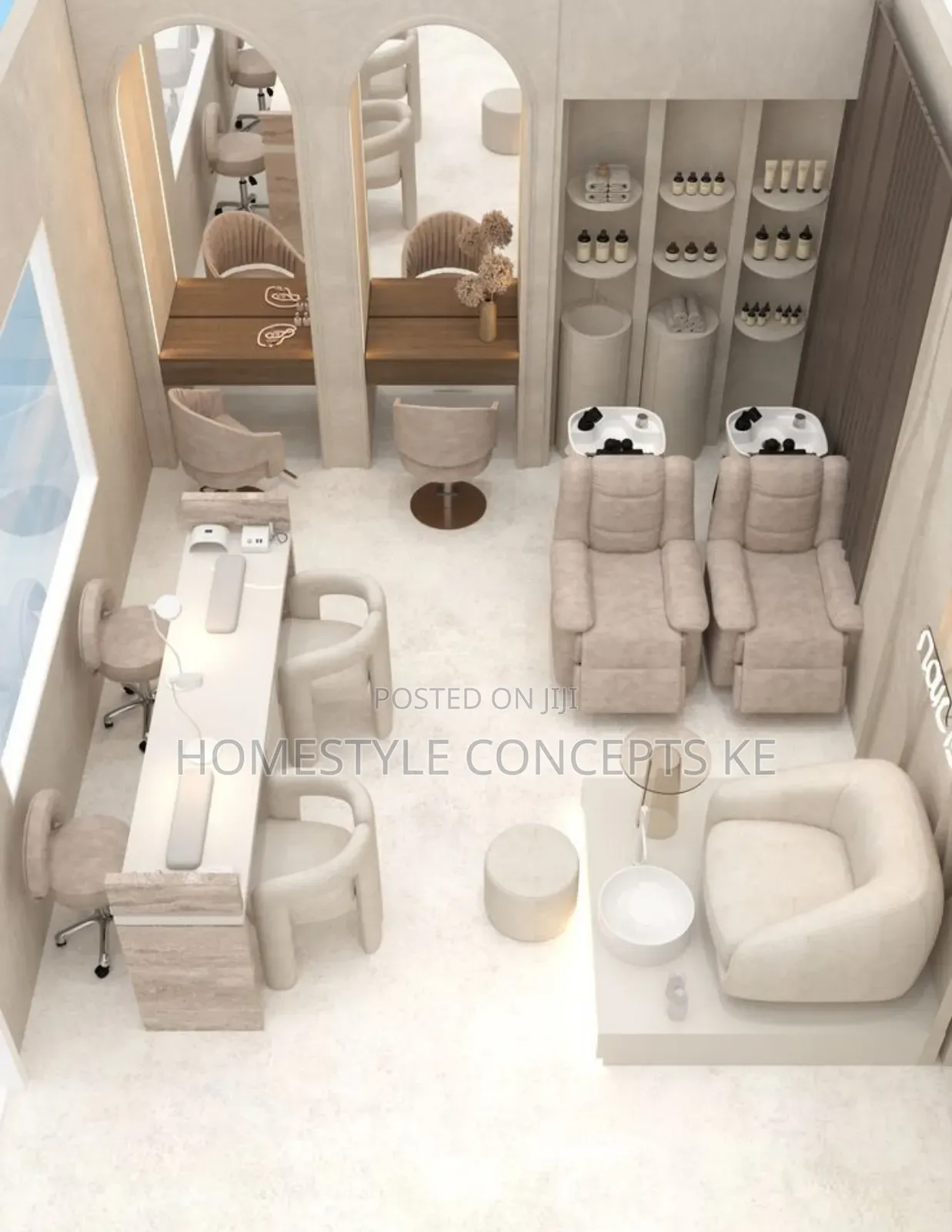 Interior Fitting Services Beauty Salon Spa Nails Shop