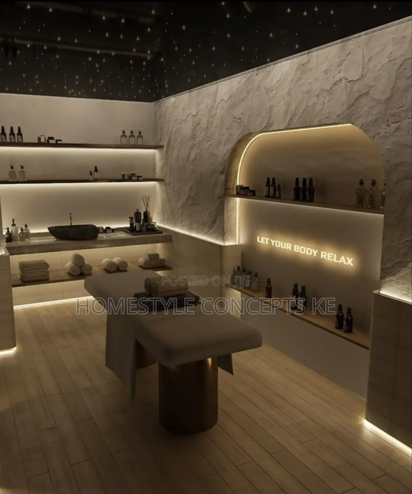 Spa Salon Pedicure Manicure Na Nail Bar Interior Design