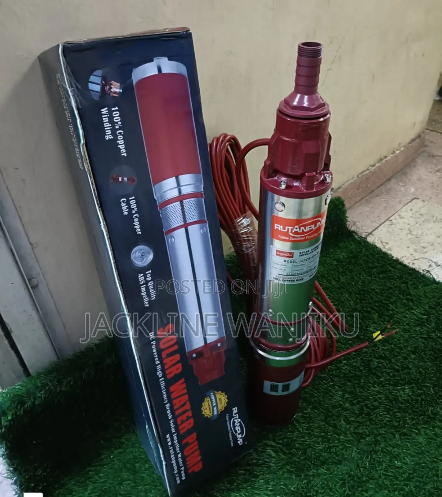 Rutan 400w Submersible Water Pump/ 400w Solar Subscribe Pump