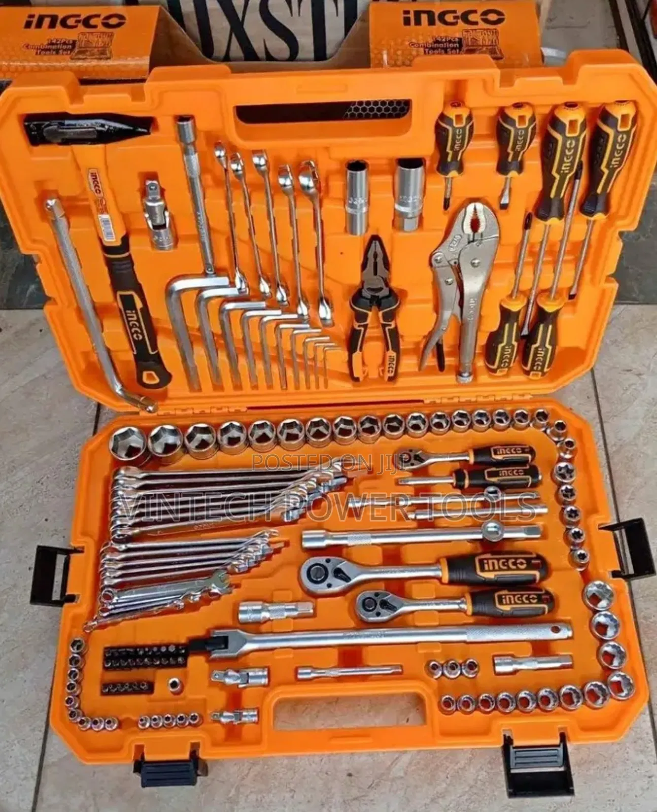 Ingco 142 PCS Mechanical Tool Box