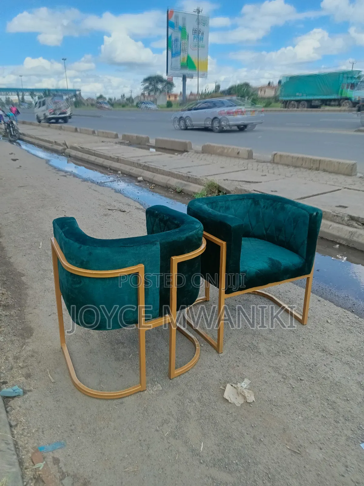 2 Manicure Stylish Seat, Emarld Green 