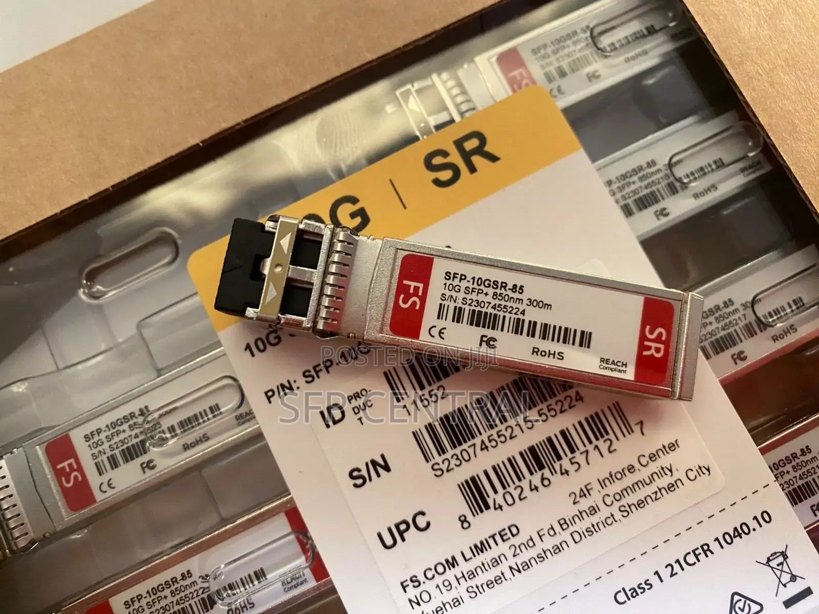 Fs SFP-10g-Sr Sfp+ 850nm 300m for Cisco/Microtik/D-Link/Huawei/Tp-Link