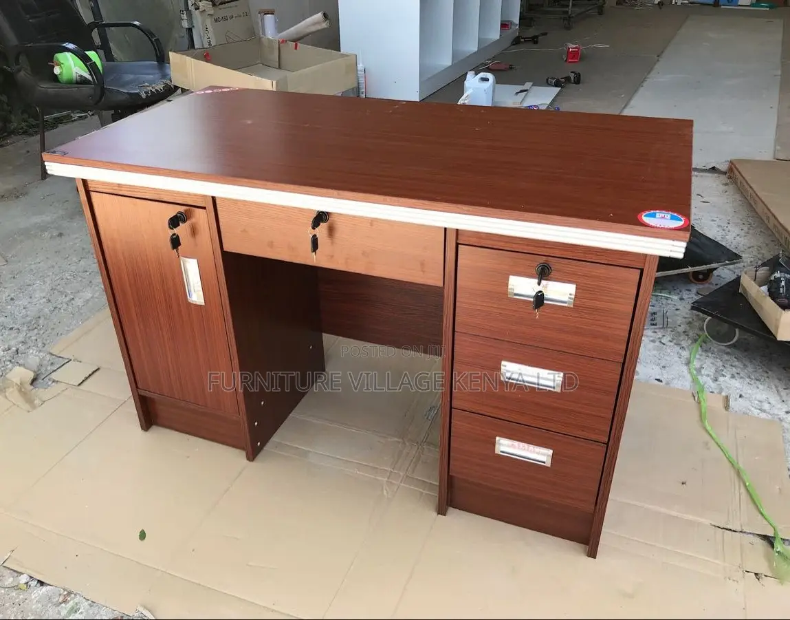 Office Desk: Modern Imported Standard Wooden Table-1400mm