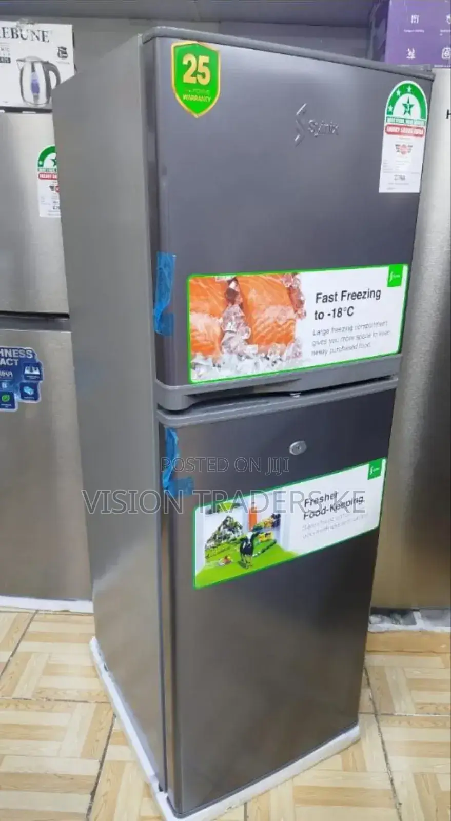 Syinix 138l Double Door Refrigerator