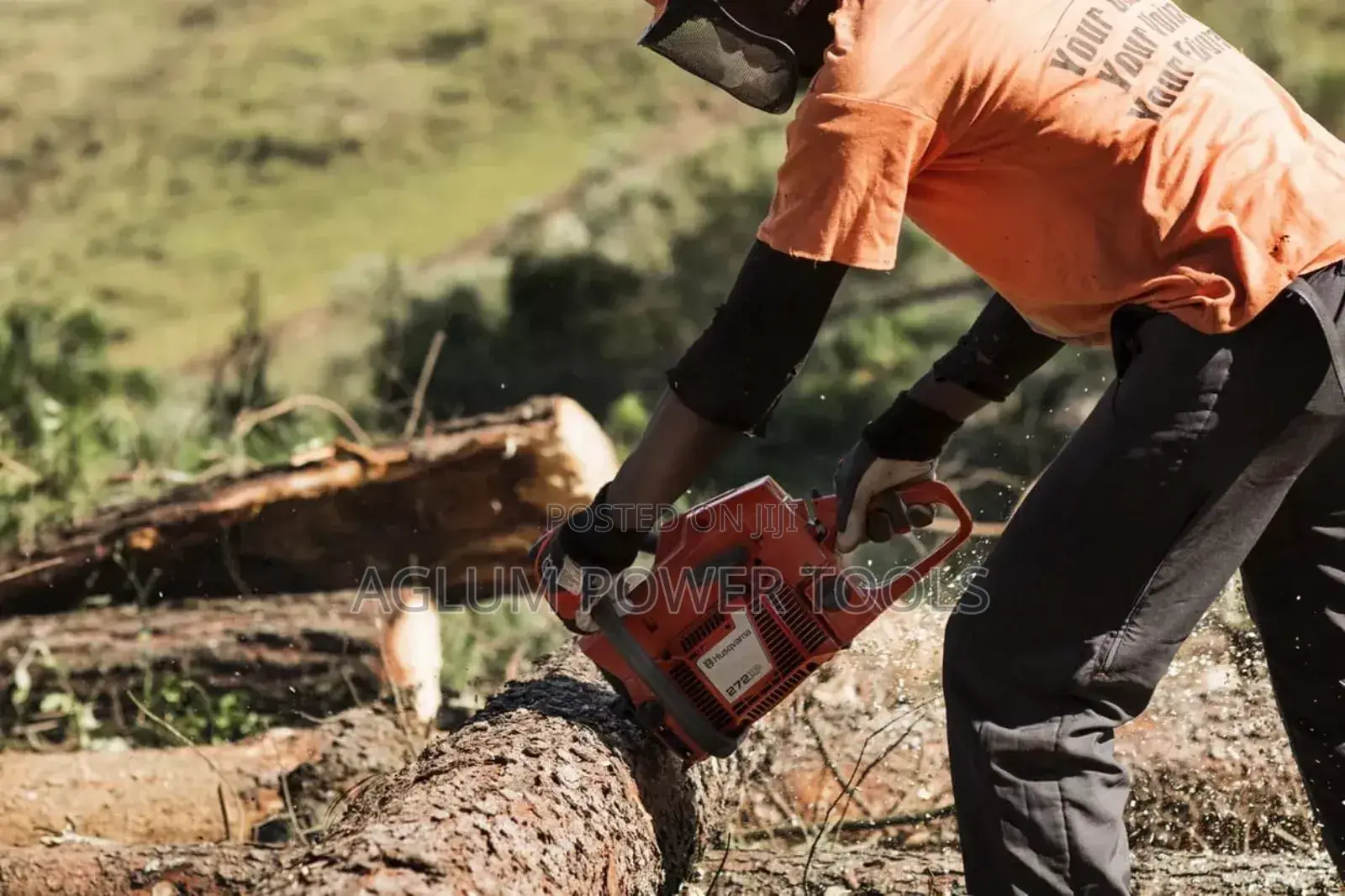 Tough Wood Cutter Husqvarna Powersaw 272xp