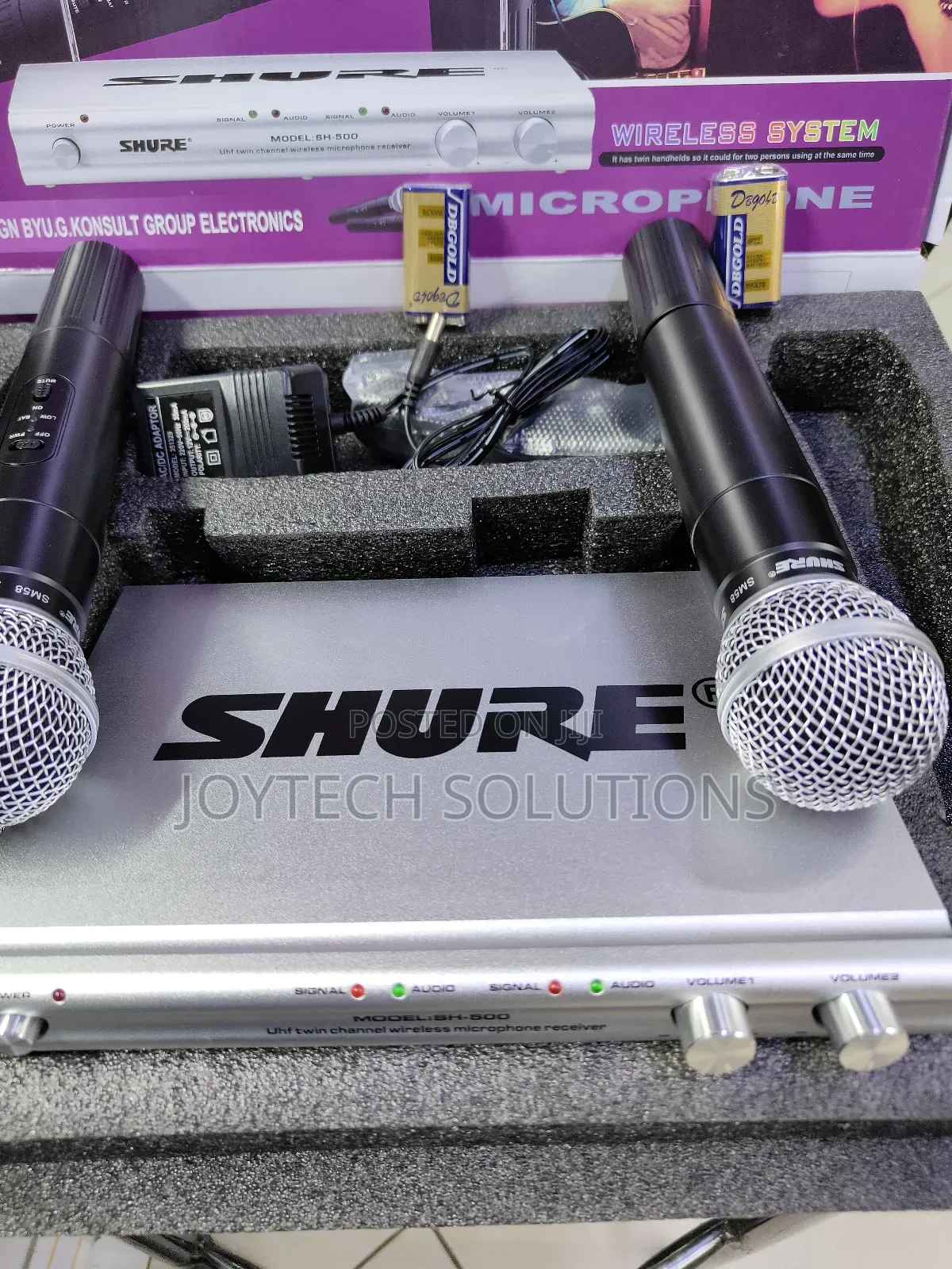 Original Shure Wireless Sh500 Microphone