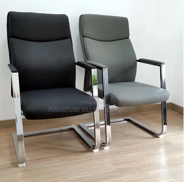 Office Chair:Comfortable Sitting Computer Board Leather Seat