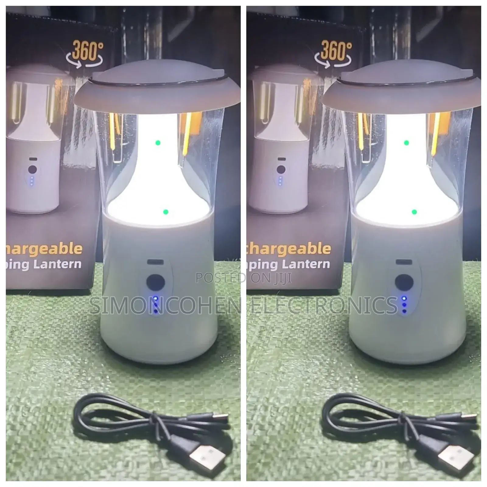 Rechargeable Camping Lantern With 3 Lighting Modes