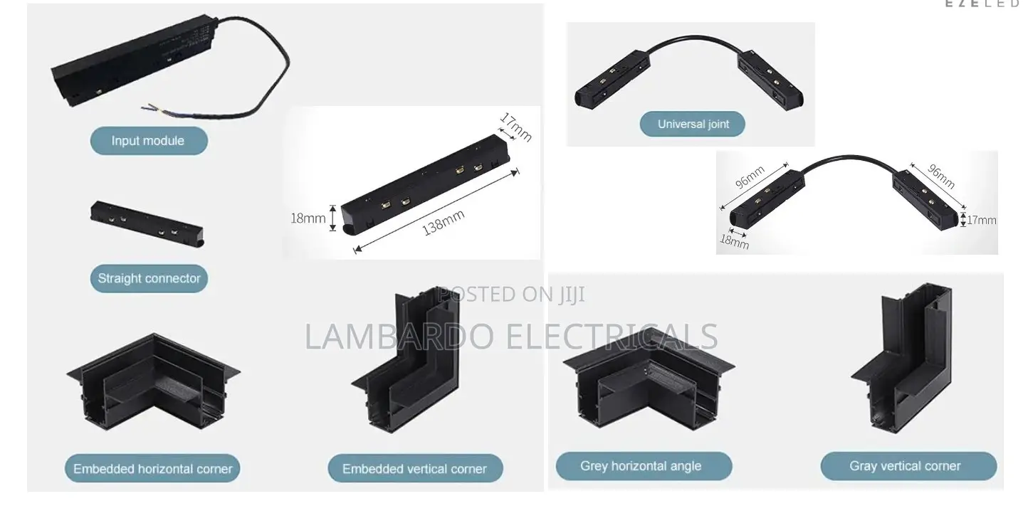Magnetic Tracklight Accessories