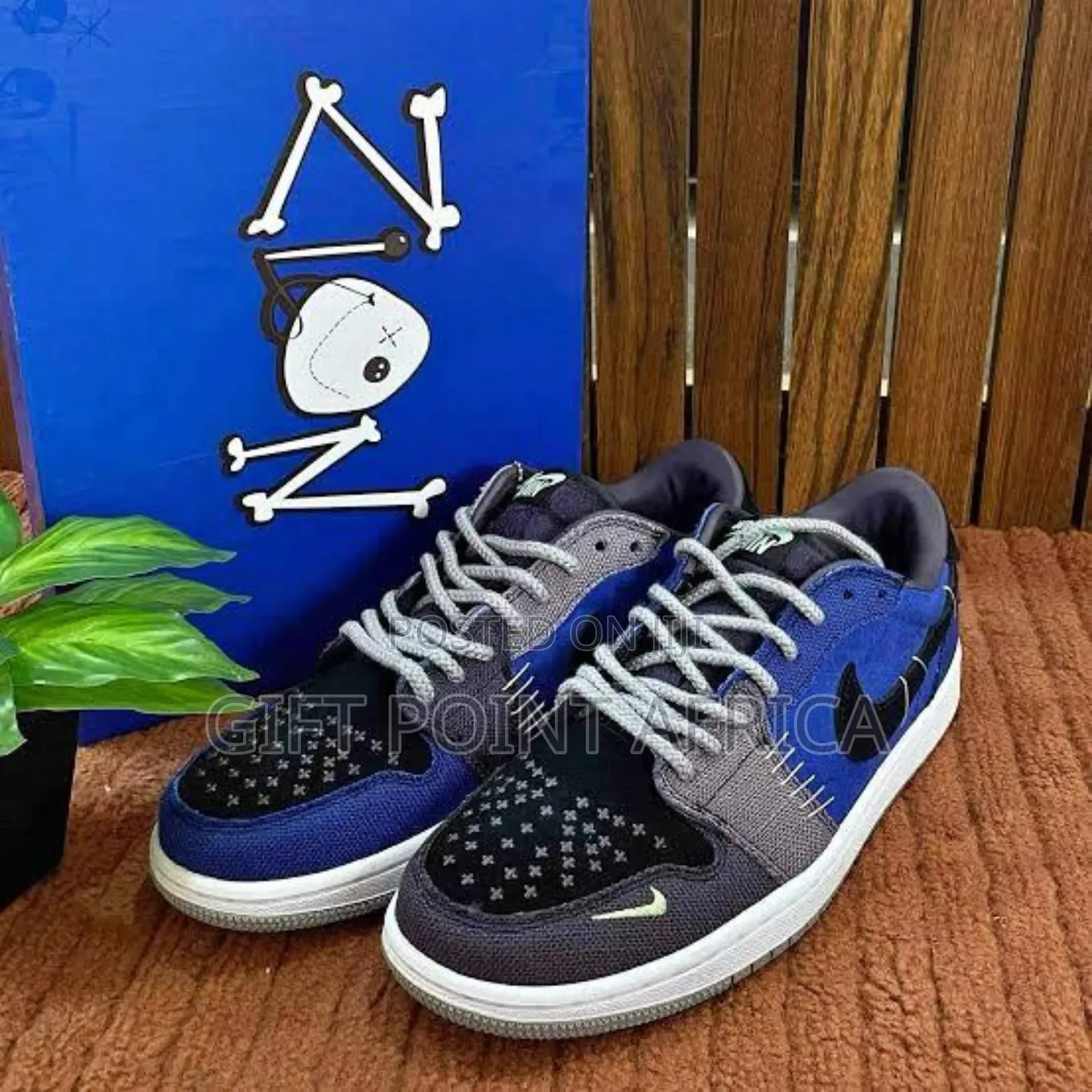 Blue *Jordan-1 Voodoo* Sneakers
