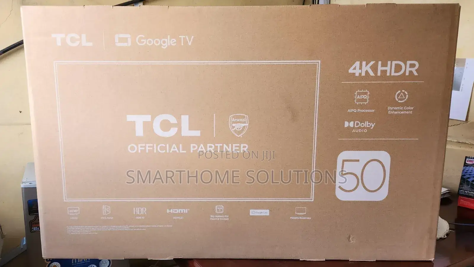 TCL 50" HDRT Frameless Television