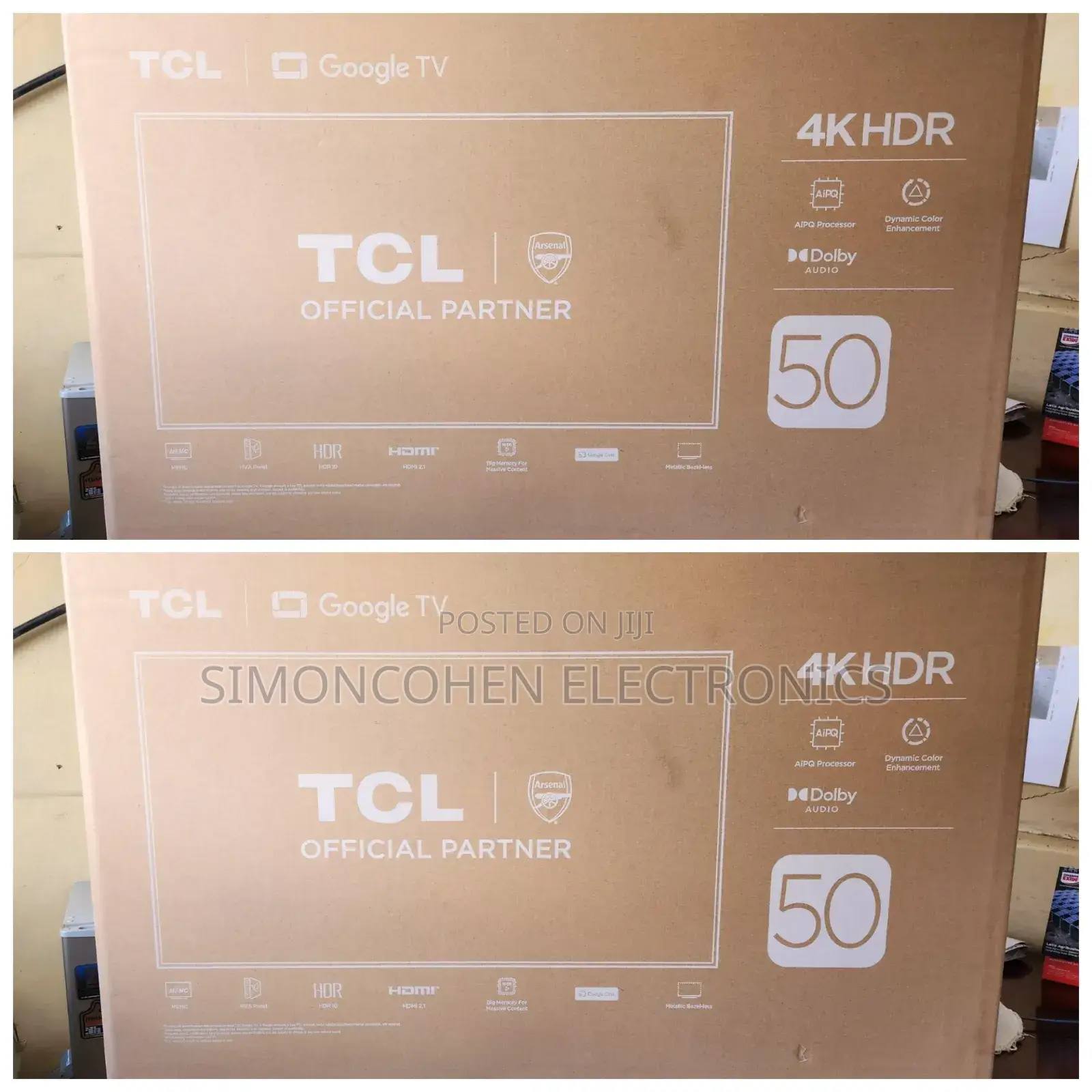 TCL 50" Smart Google Tv