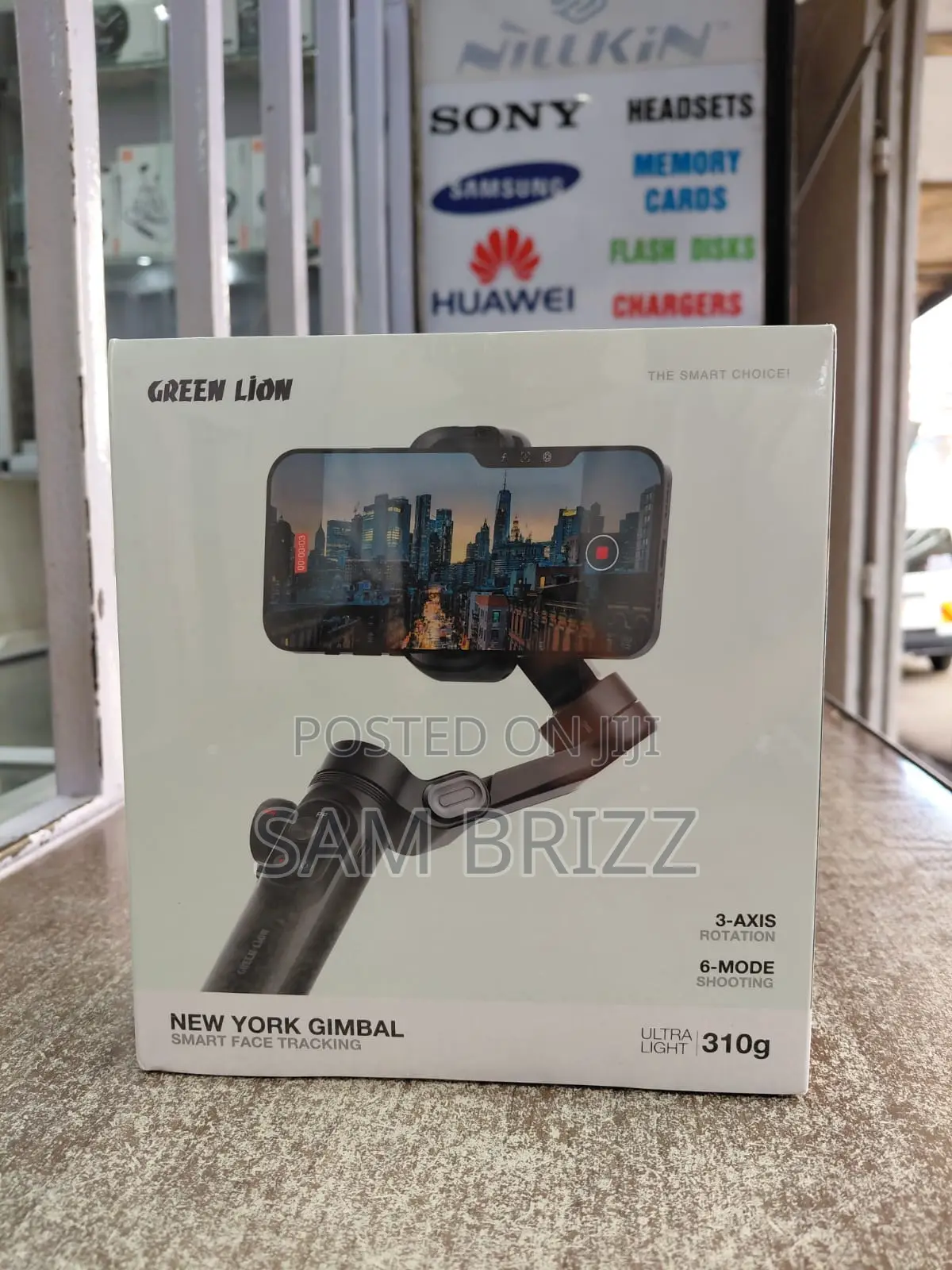 Green Lion New York Gimbal Smart Face Tracking