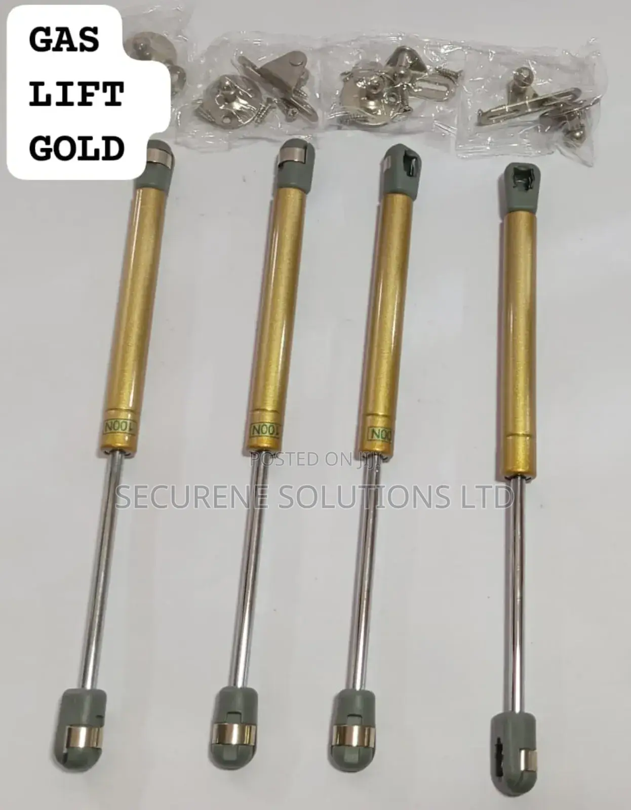 Gold-Colored Gas Lift Supports