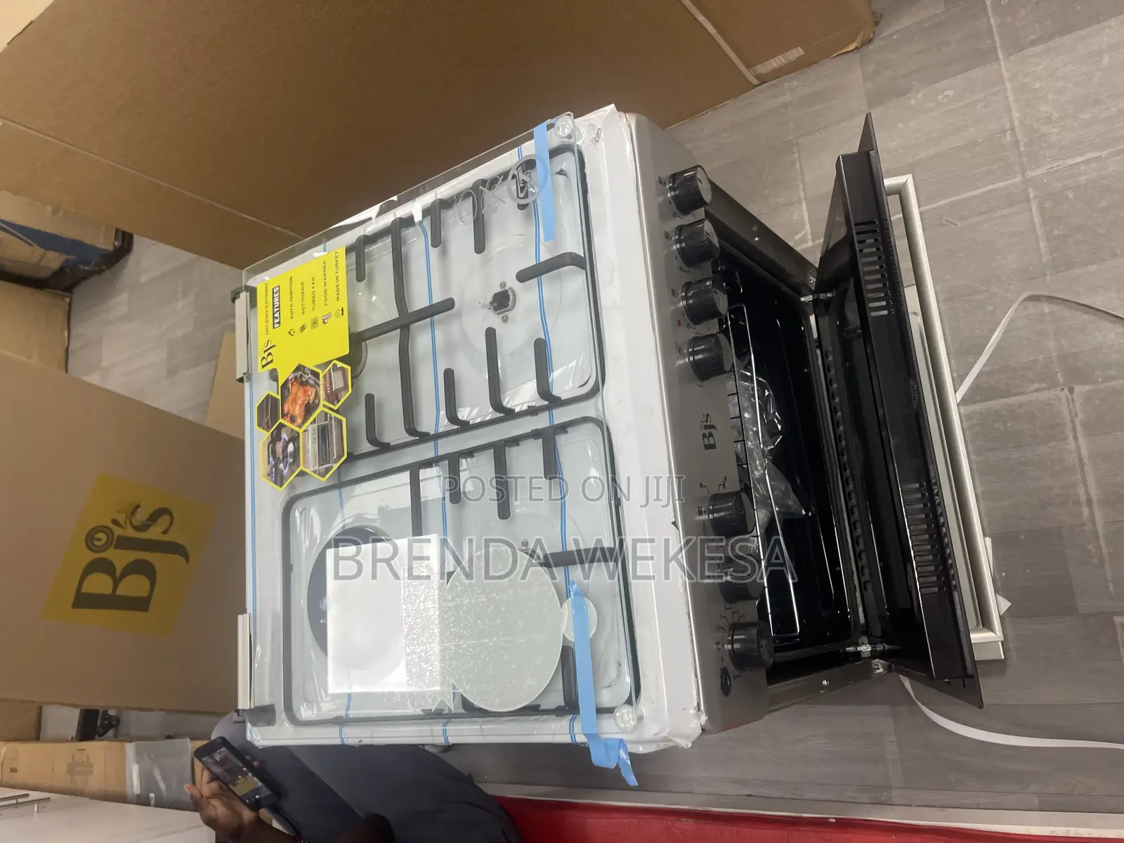 Bj`S Elegance 60×60 3-Gas 1-Electric Plate Cookers