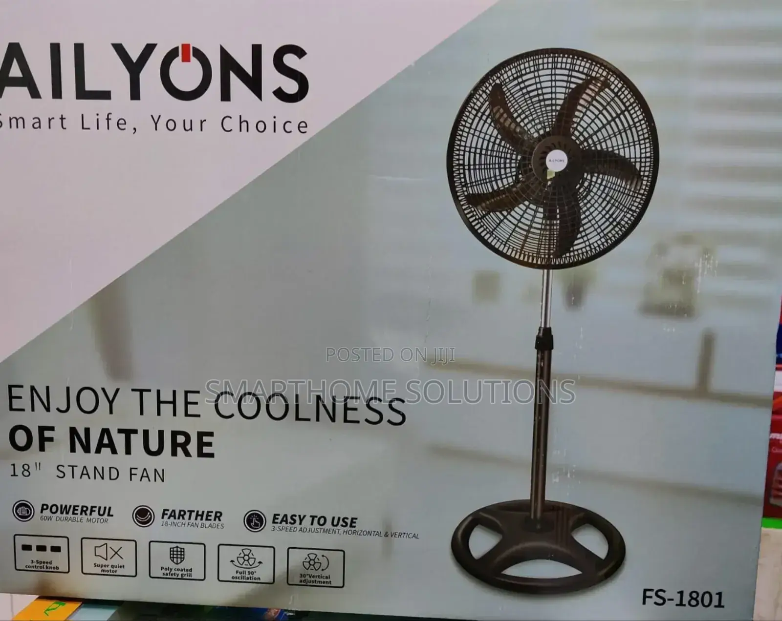 Ailyons 18" Free Standing Fan