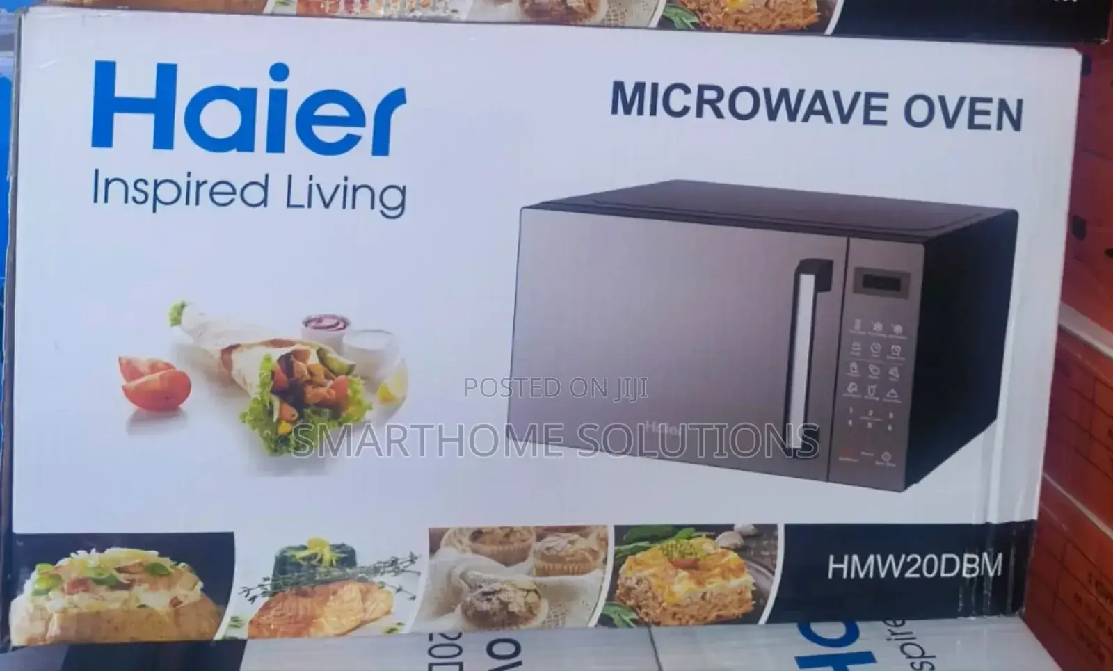 Haier 20l With Handle Digital Silver Microwave