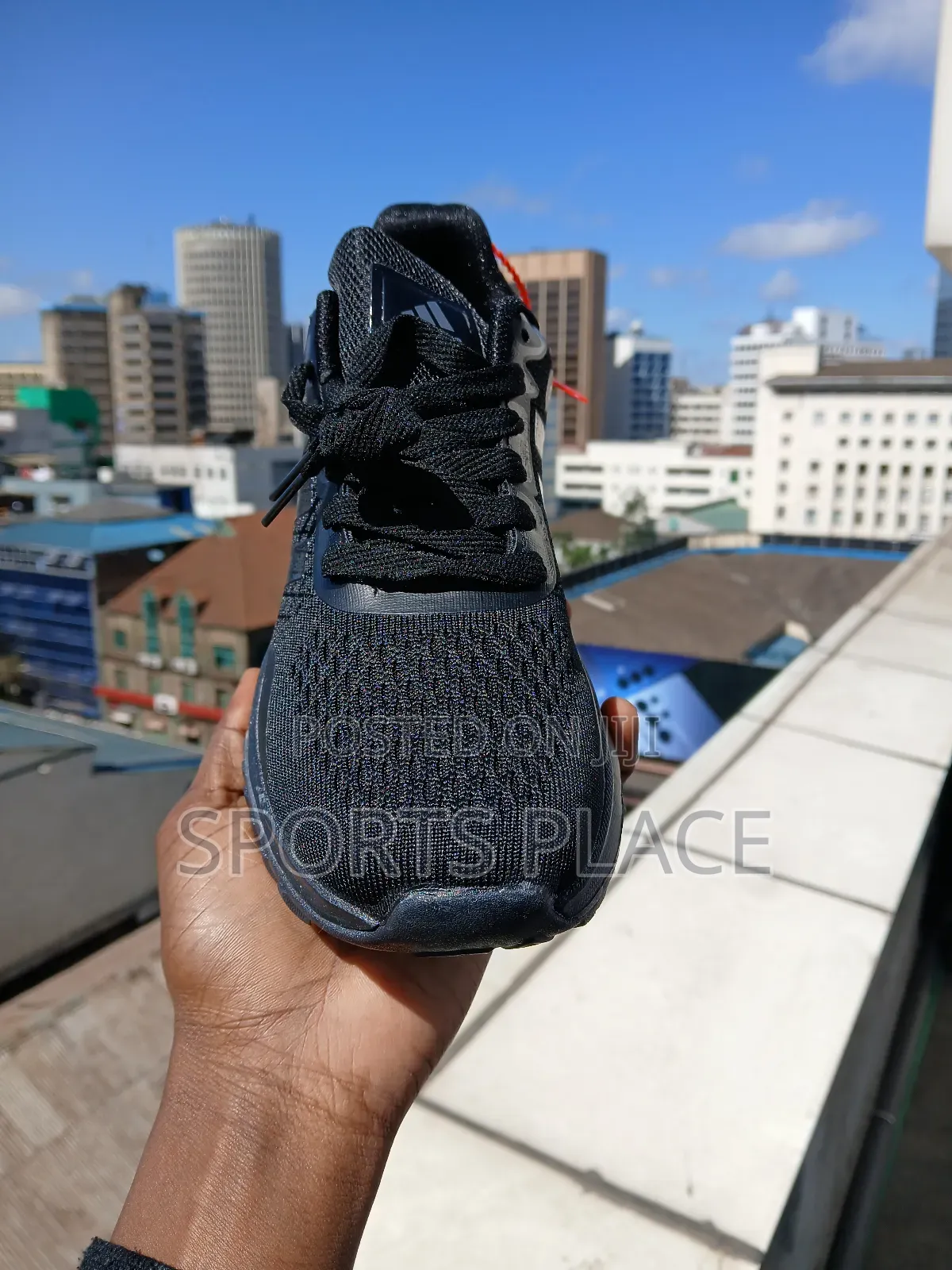 All Black Adidas Gym Trainers