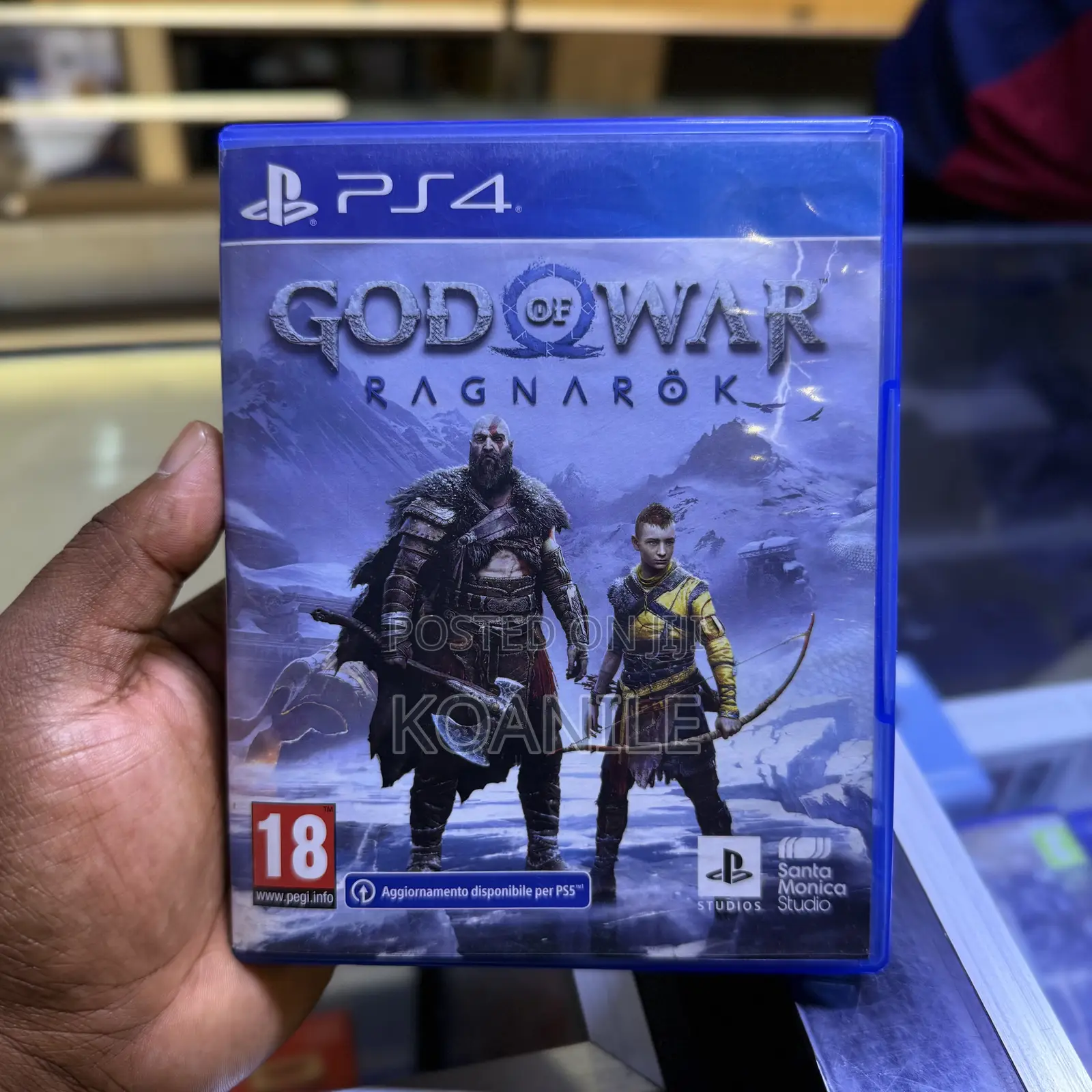 Preowned God of War Ragnarok Ps4!! Ps4 Ragnarok (Used)!!