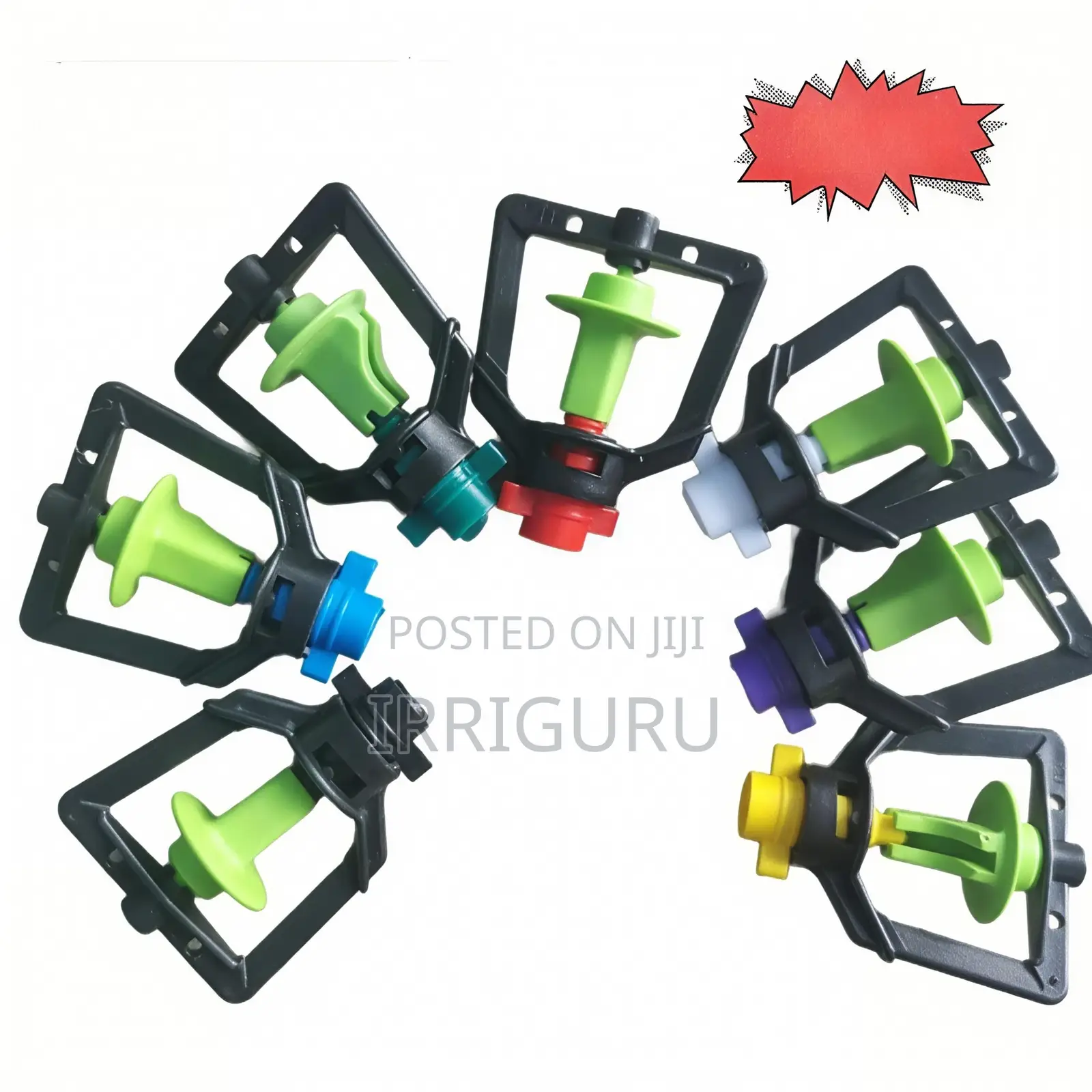 Rotating Sprinkler Greenhouse Planting
