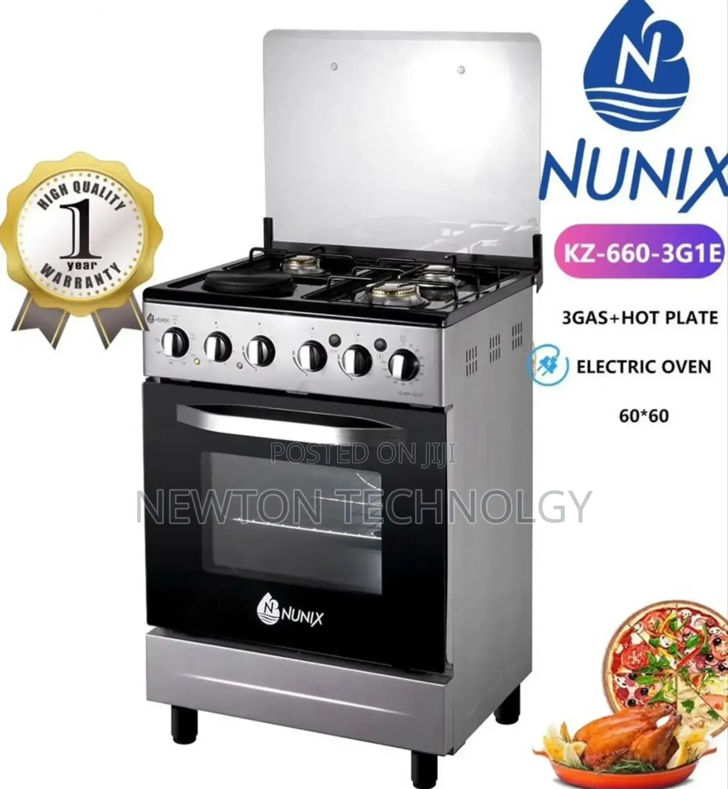 50*55 3+1 Freestanding Cooker With Electric Oven