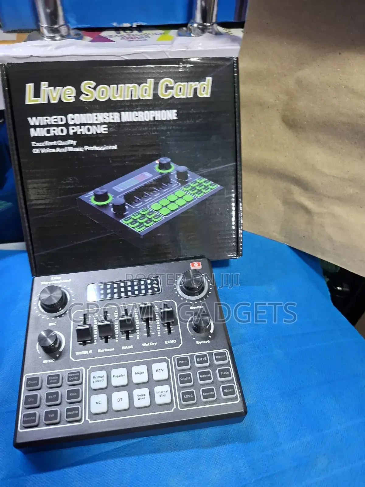 ￼
V9 Bluetooth Sound Card Usb Headset Microphone