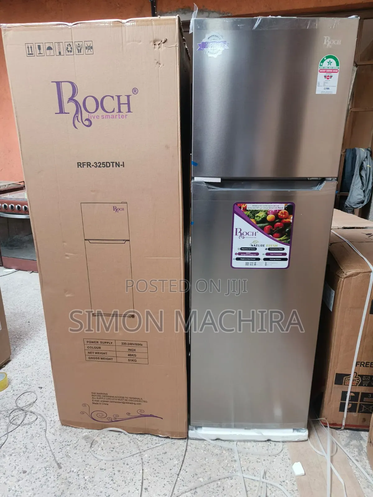 255 Litres Roch Fridge No Frost