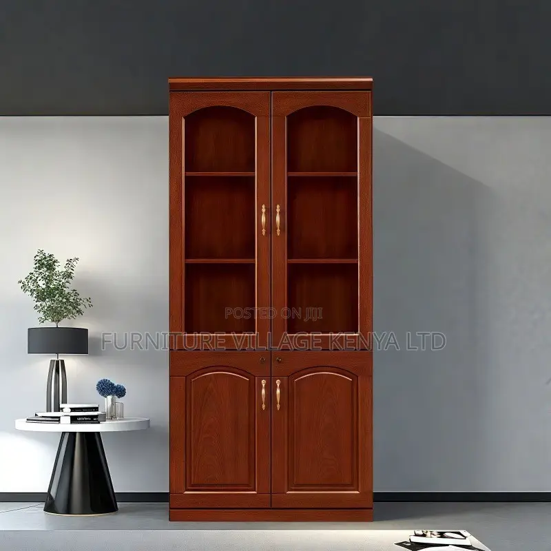 Cabinets: 2-Door Wooden Frame Cabinet With Glass Display