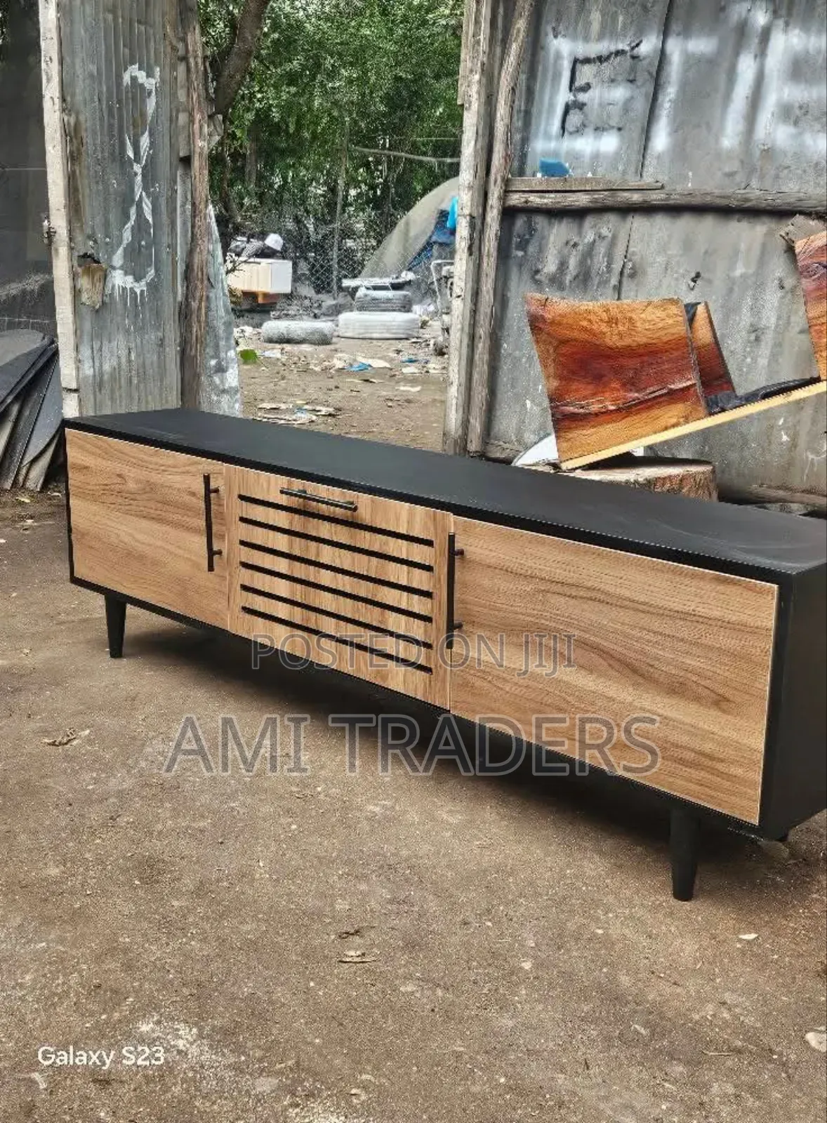French Natural Tv Stand (6ft)
