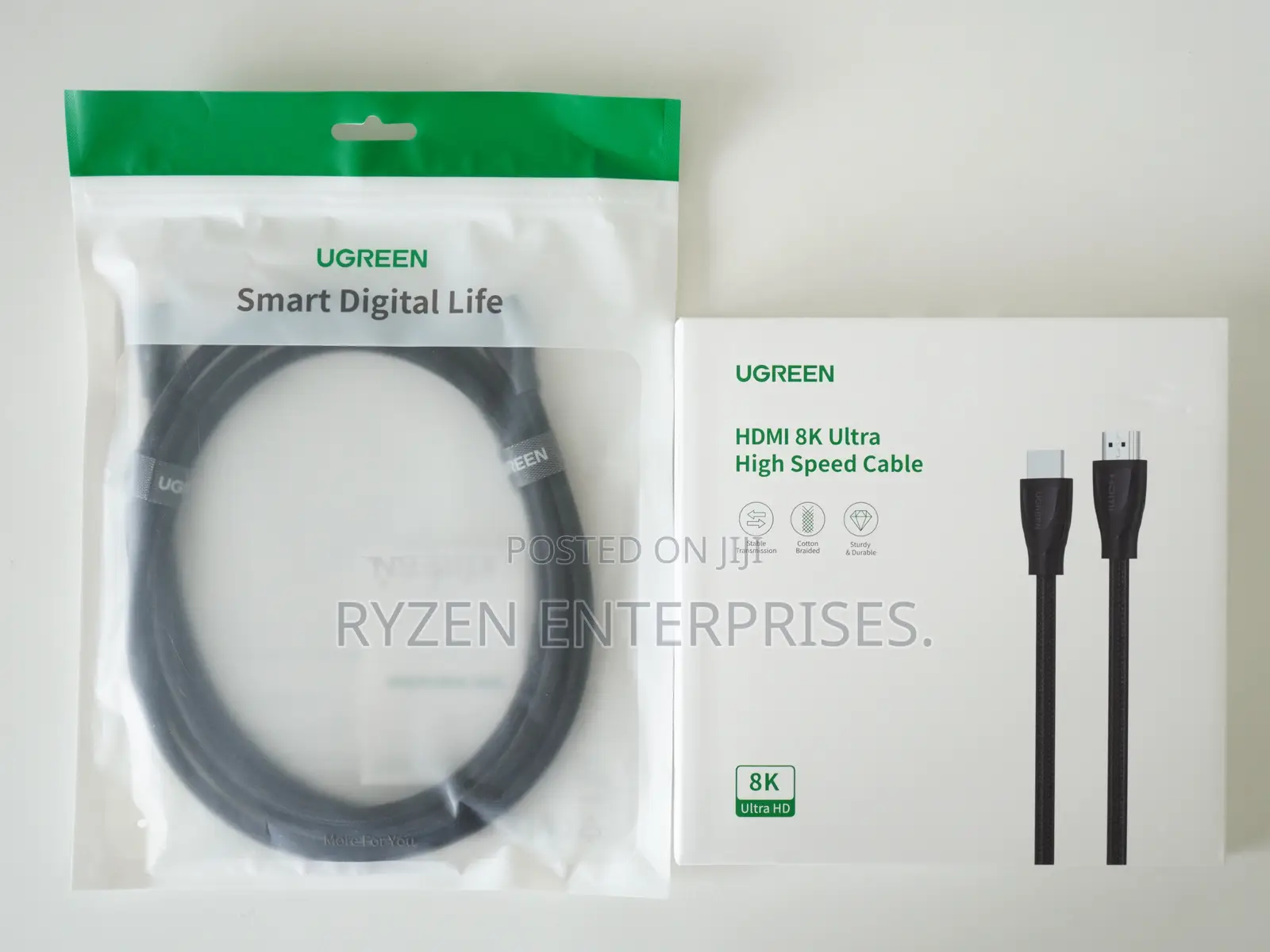Ugreen Hdmi 2.1 8k Male To Male Cable Black 2m