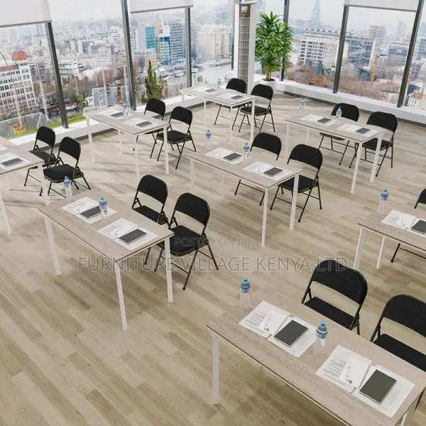 Office Chair:Office Foldable Black Upholstered Seating Chair