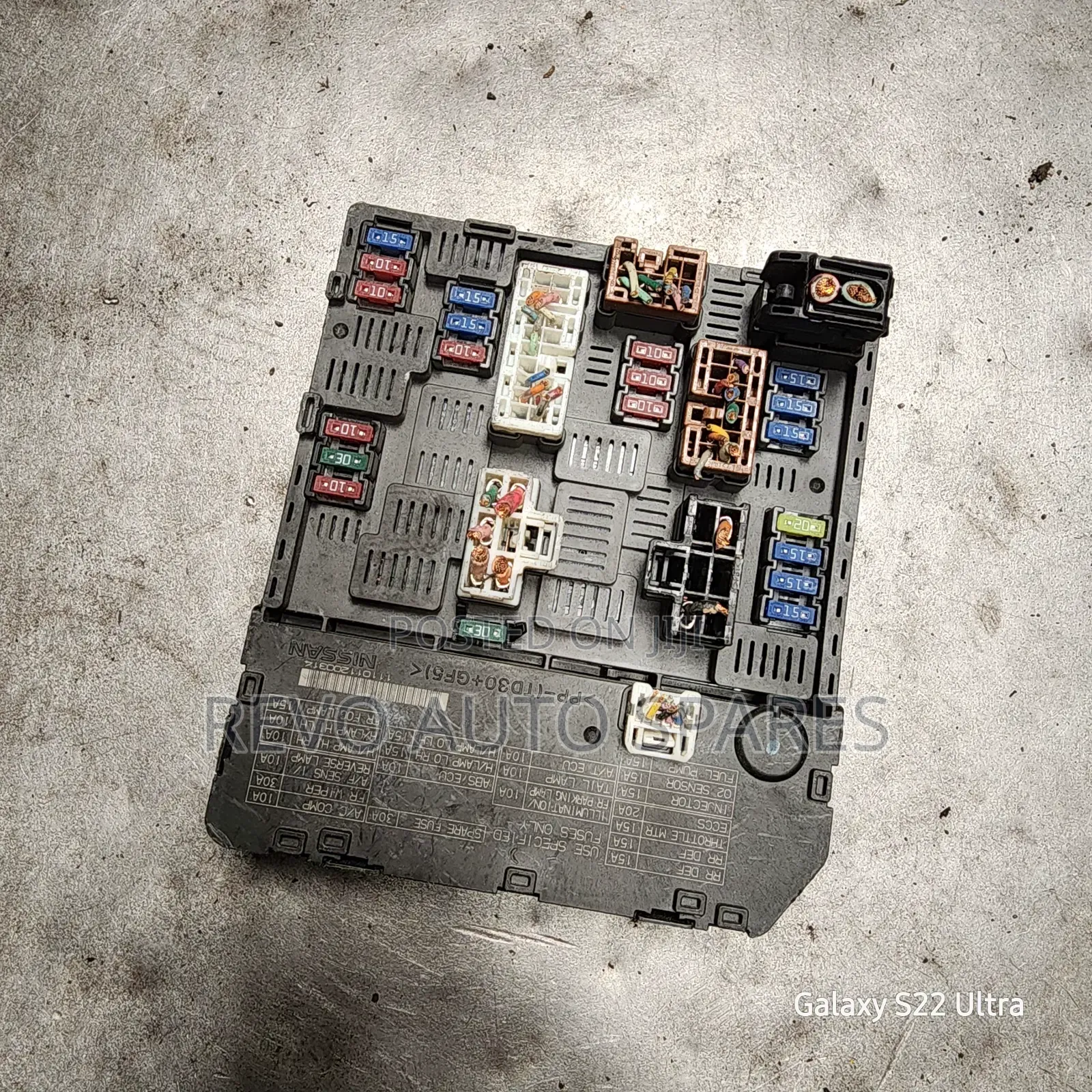 Nissan Serana Fusebox